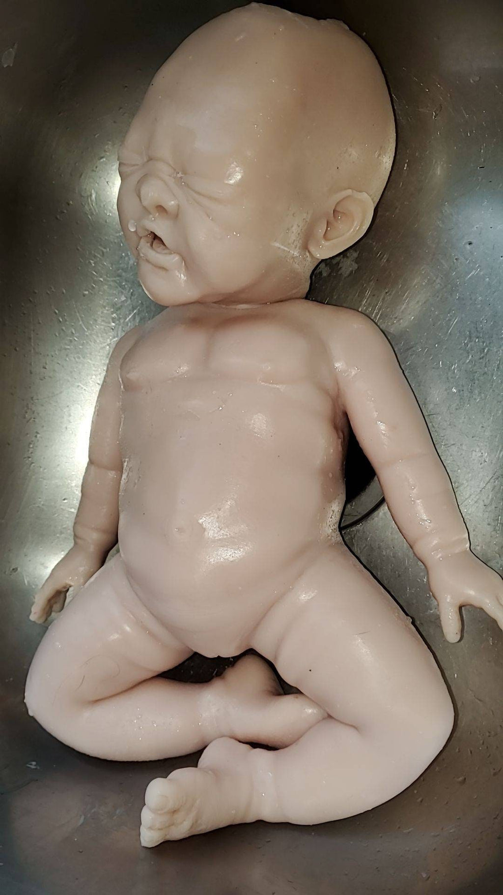 19" Full body silicone baby doll newborn girl or boy