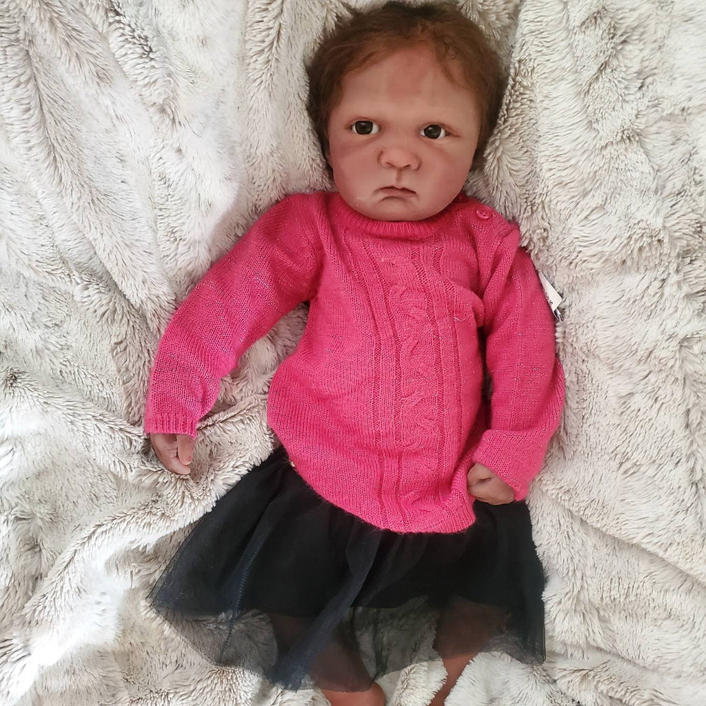 Full Body silicone baby toddler 24" 6 month old "Adele" Melissa mccrory