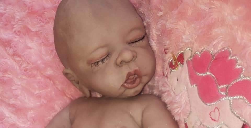 Full Body Silicone art doll 21" Nora