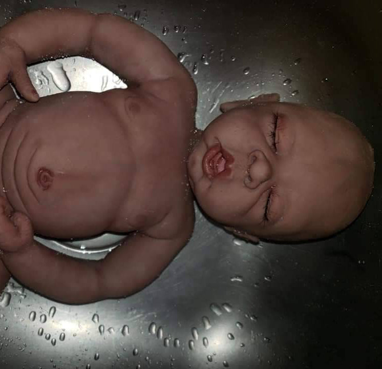 Full Body Silicone art doll 21" Nora