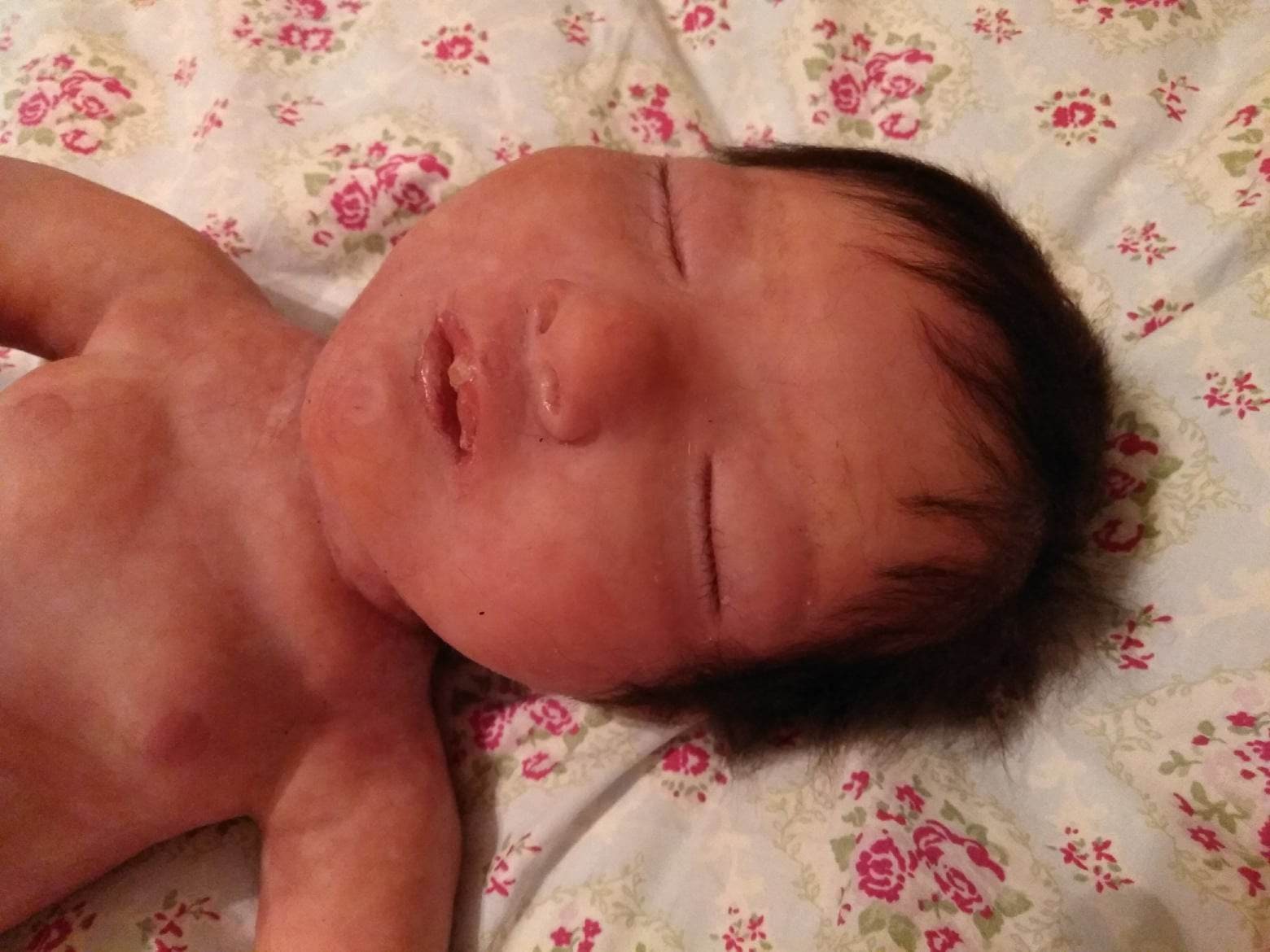 Full body silicone baby newborn sleeping cutie