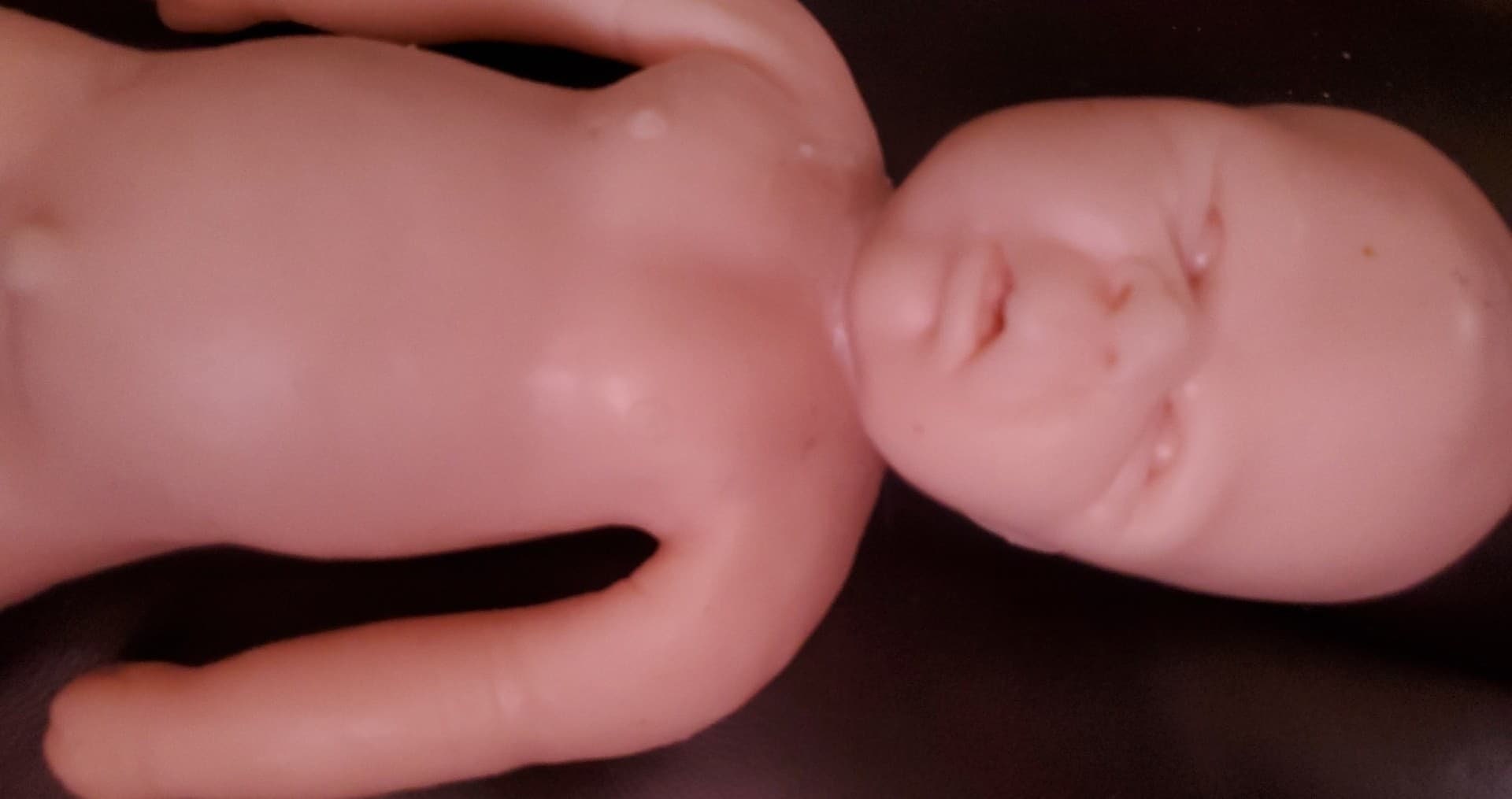 Full body silicone baby 21" newborn baby girl or boy open eyes baby doll