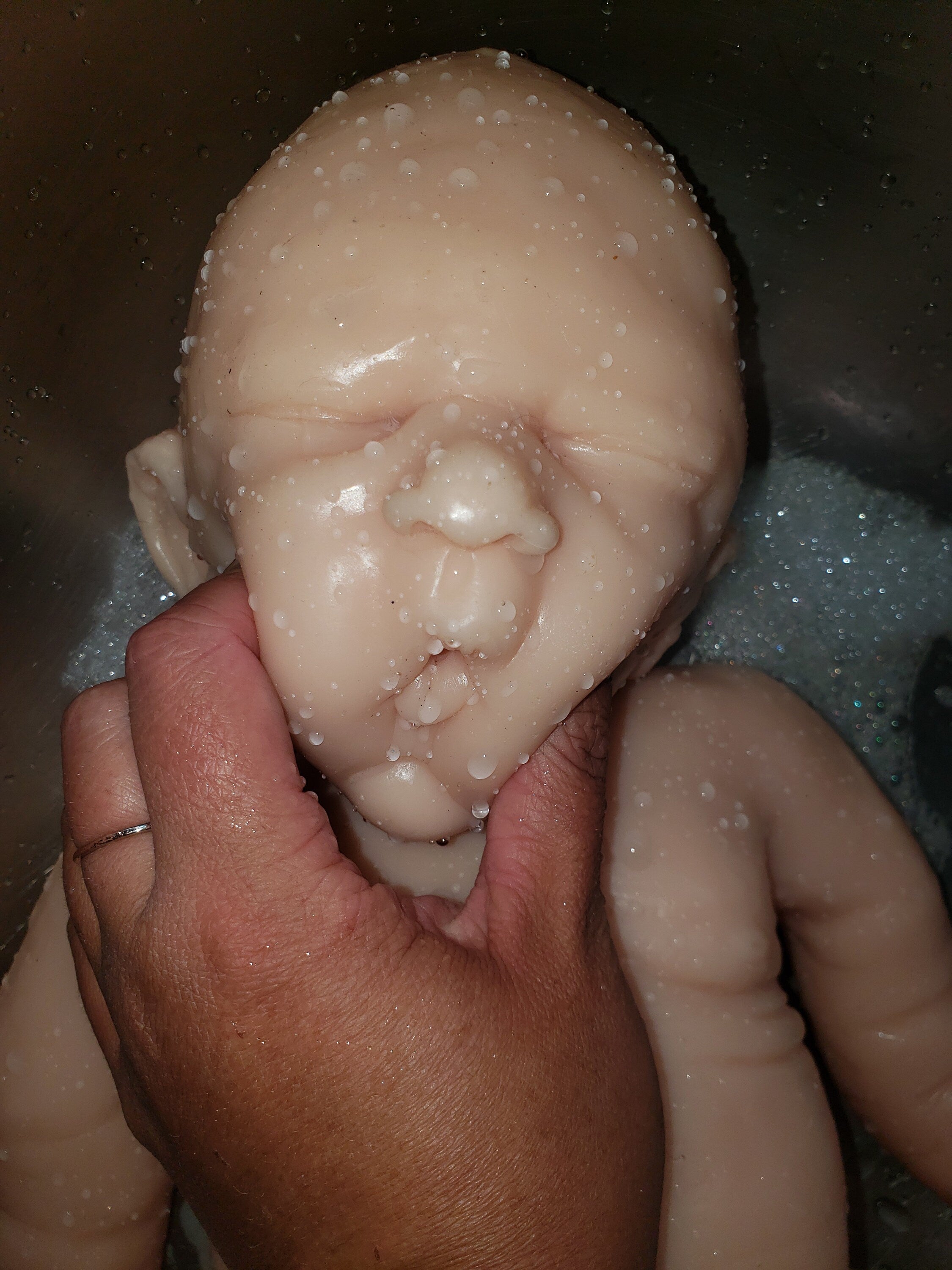 Full Body Silicone Baby Girl 18" Cassie mae  BLANK KIT