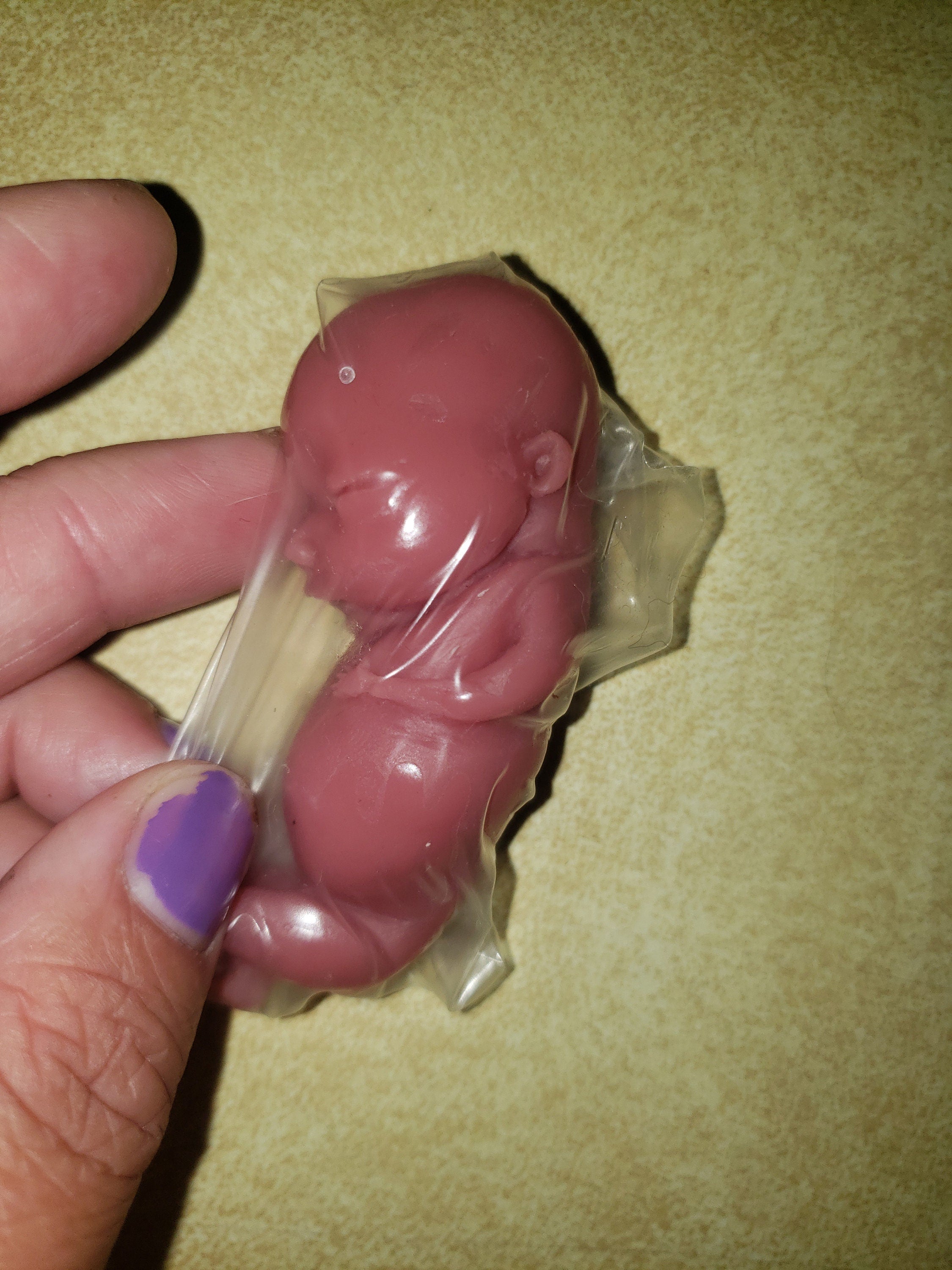 silicone baby fetus memorial fetus inside WOMB keepsake