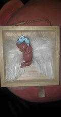 Remembrance Keepsake-handcrafted memorial art peice, custom silicone or resin memory keepsake made to honor loved one