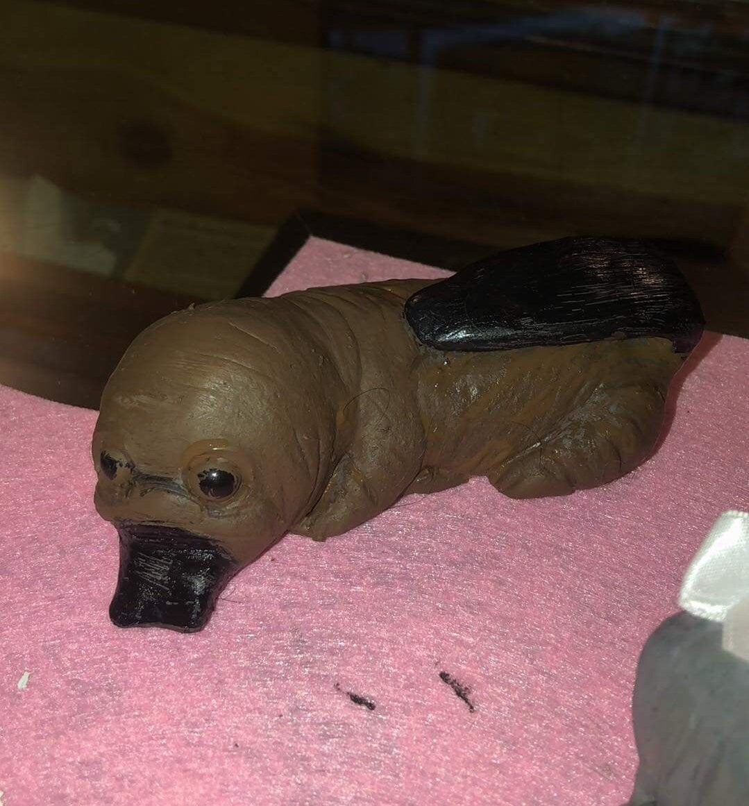 6" silicone Baby platypus squishy animal