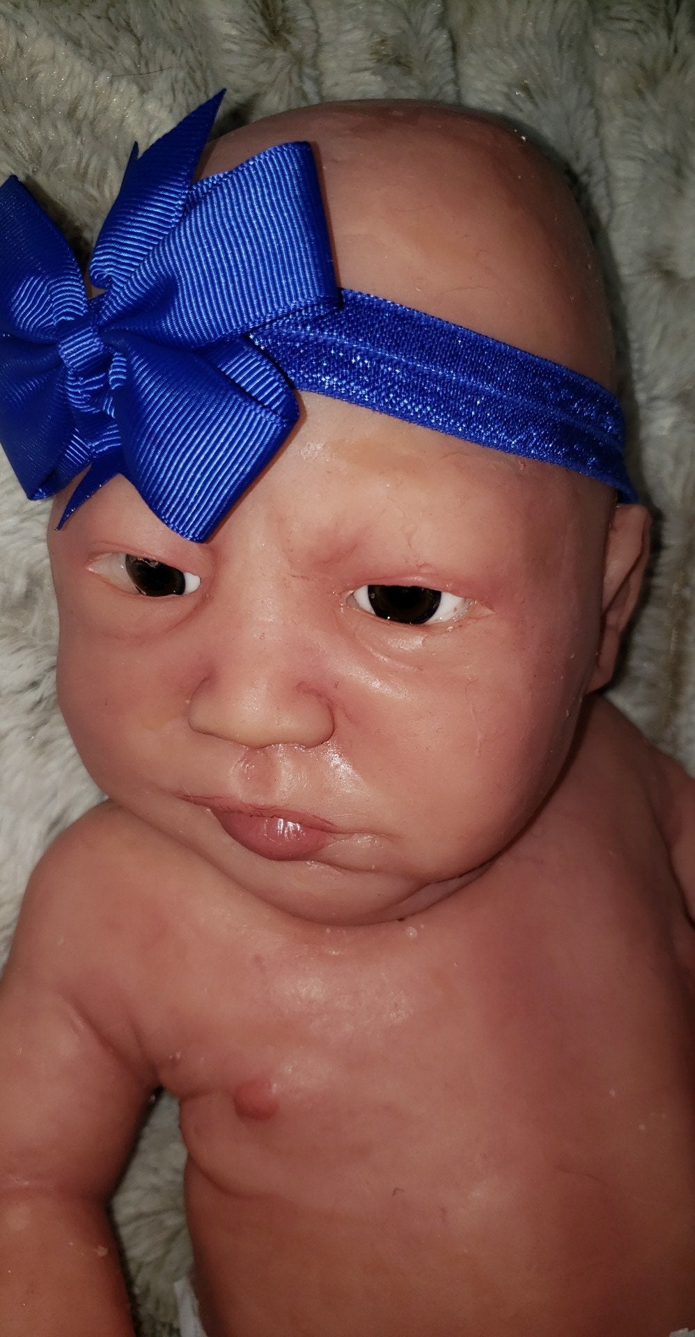 Full body silicone baby 19" Emerly  or eli chunky newborn Open Eyes