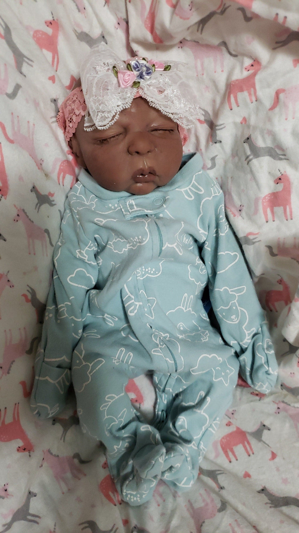 Full body silicone art doll 15" preemie boy or girl amy