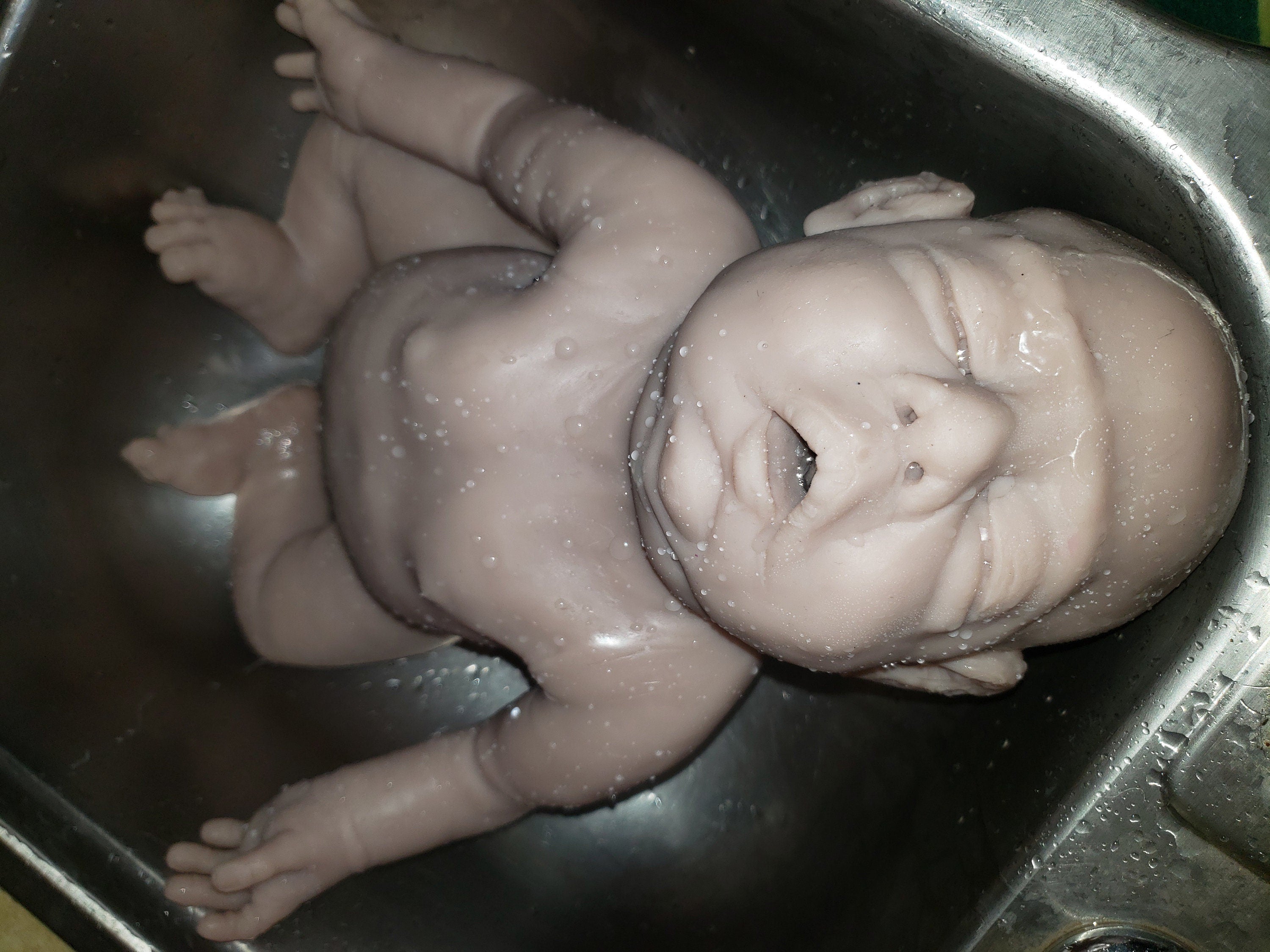 Full Body Silicone Baby 22" 14.5lbs chubby chunky baby boy!