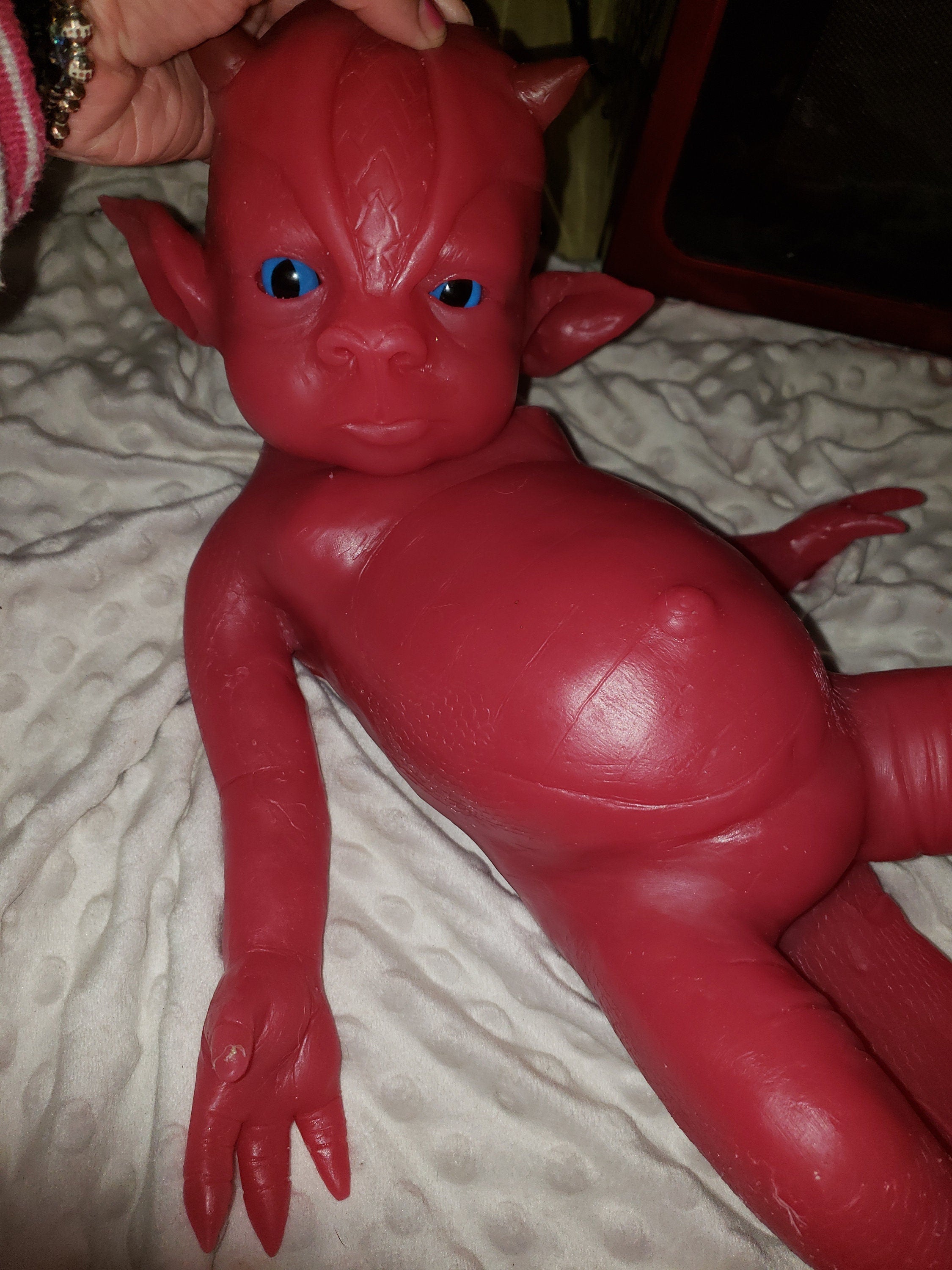 Full body silicone art doll dragon blank kit "saphire"