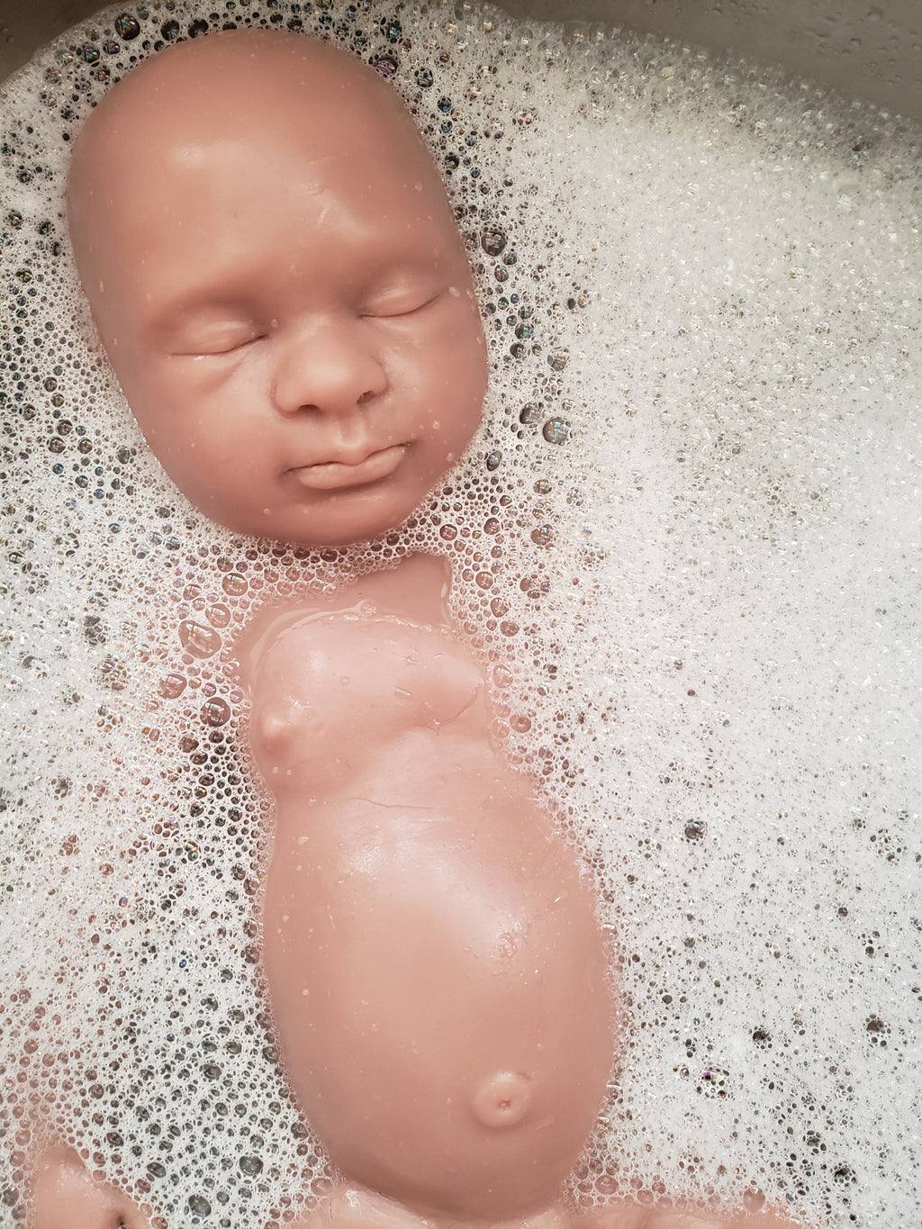 Full body silicone baby girl or boy newborn baby 19.5" pamela erff Olive