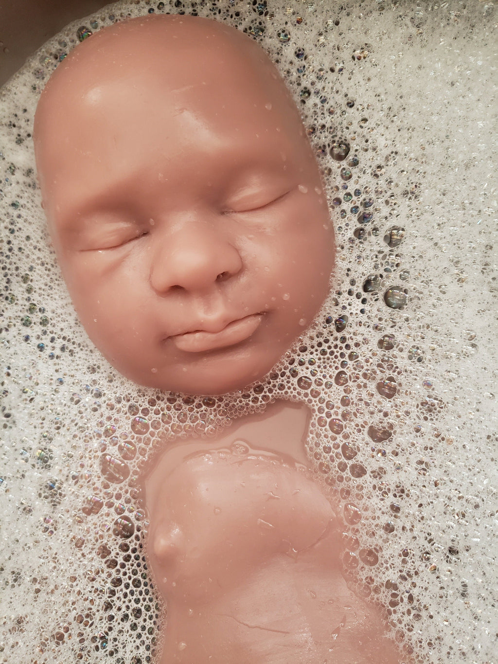 Full body silicone art doll girl or boy newborn art doll 19.5" pamela erff Olive