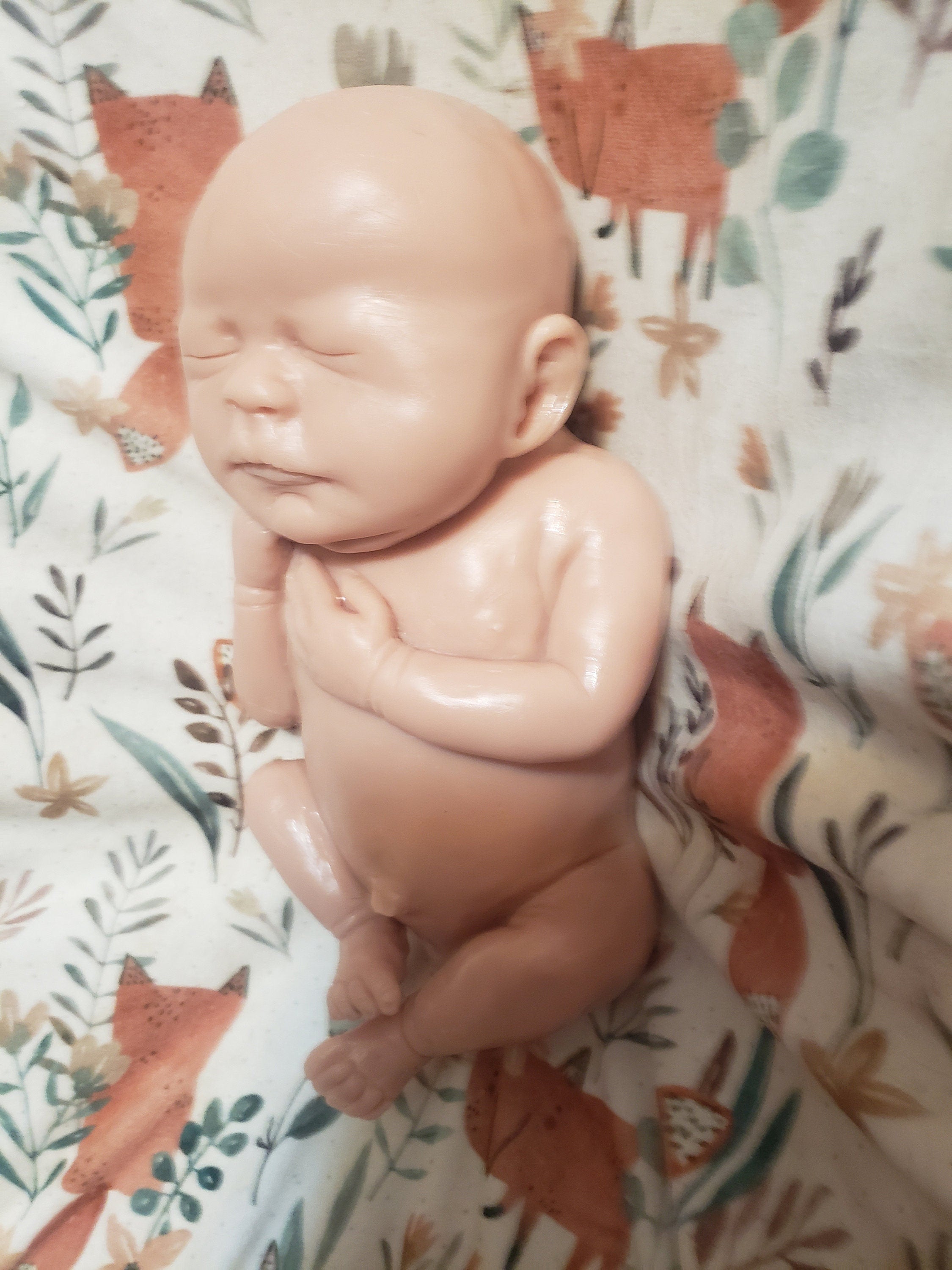 10" inch silicone baby sculoted by bracken Taylor green blank or painted preemie