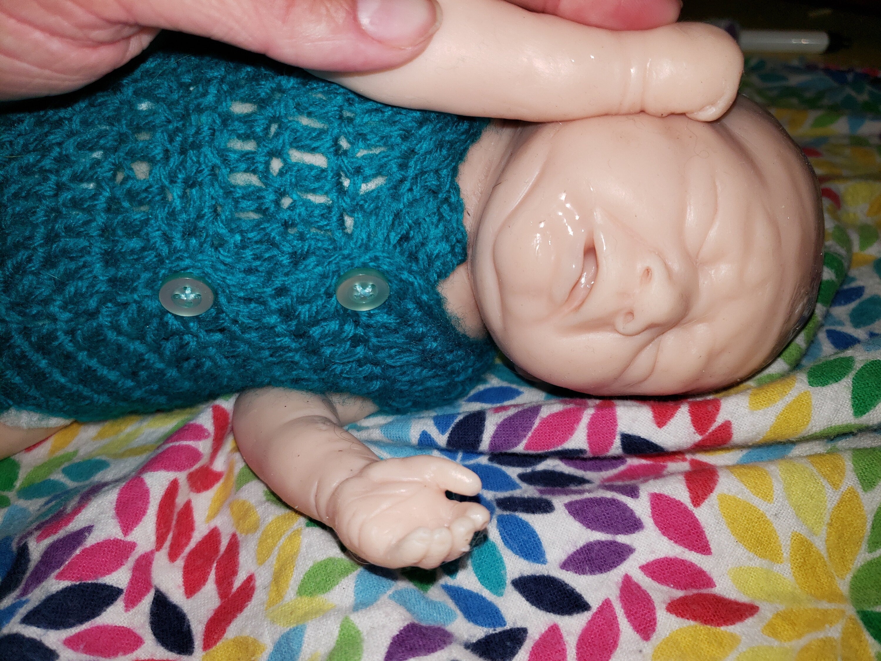 Full Body Silicone art doll 13" ivy/iven boy or girl preemie