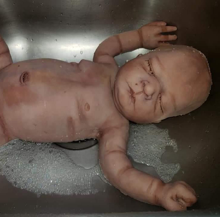 Full Body Silicone art doll remmy 21" can be boy or girl