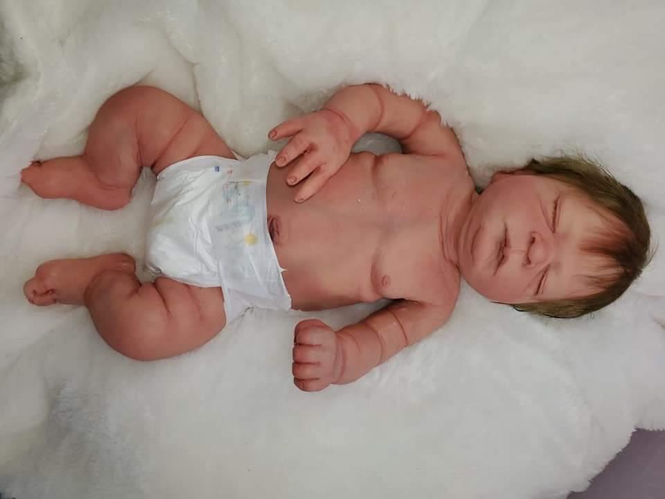 Full Body Silicone art doll remmy 21" can be boy or girl