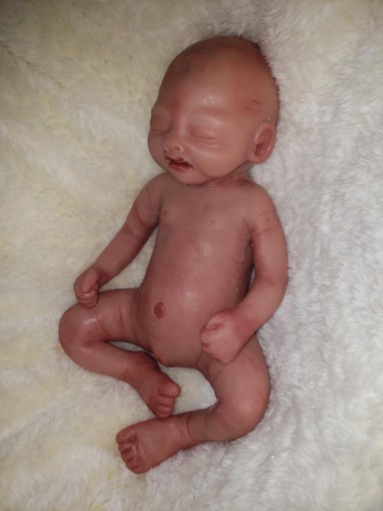 Full body silicone baby girl or boy preemie 13" inch doll