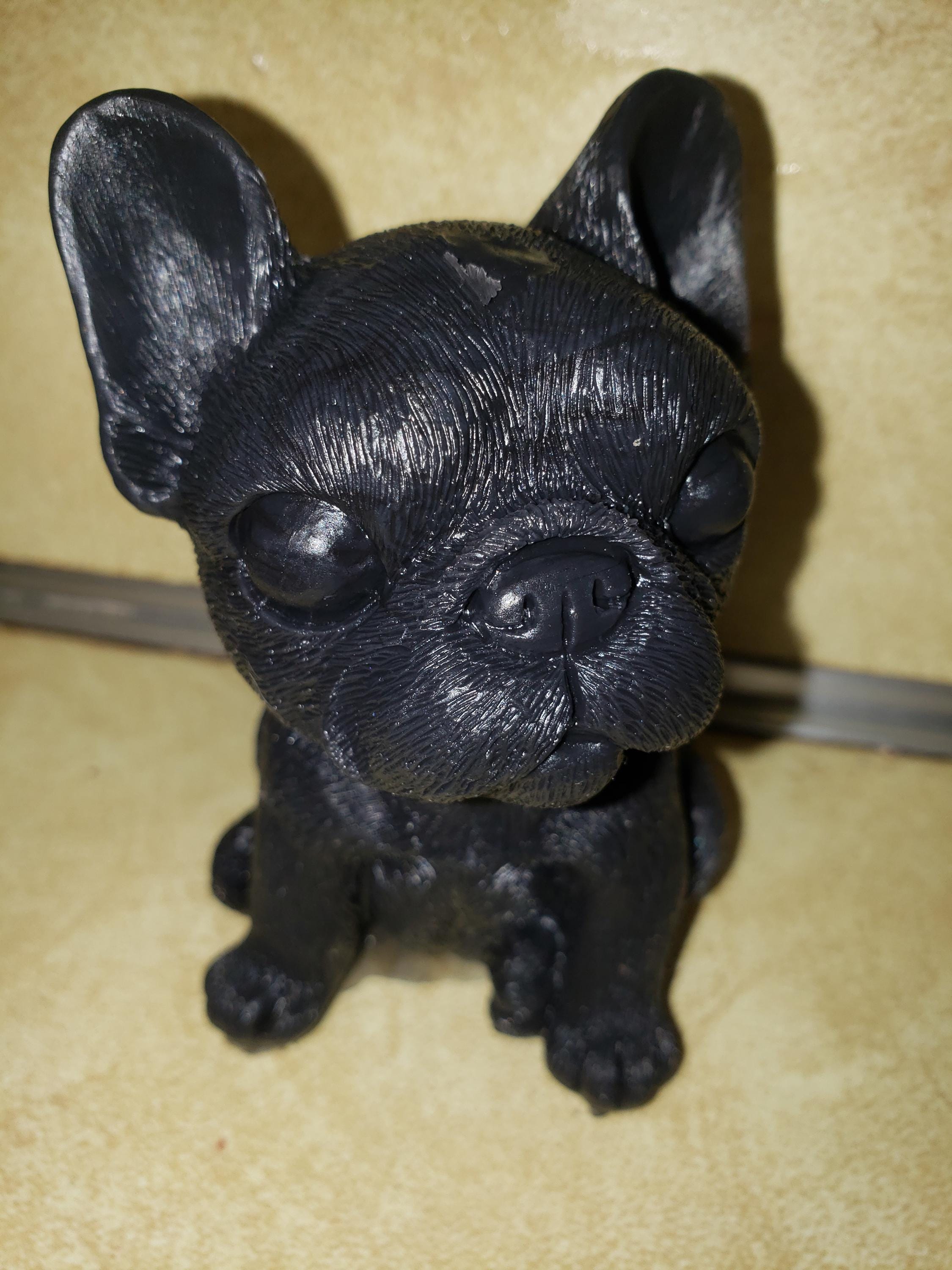 3" silicone puppy baby dog frenchie