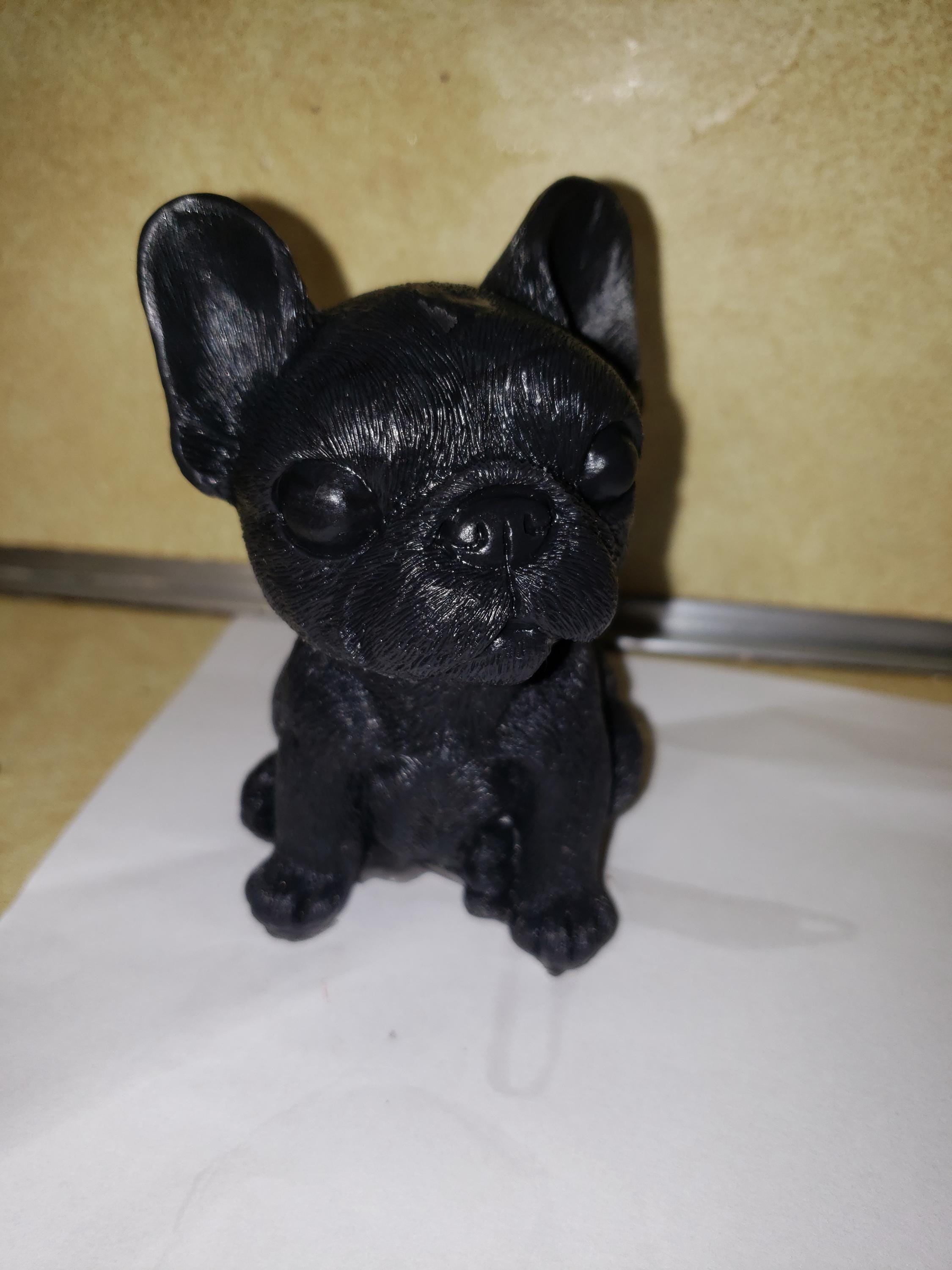 3" silicone puppy baby dog frenchie