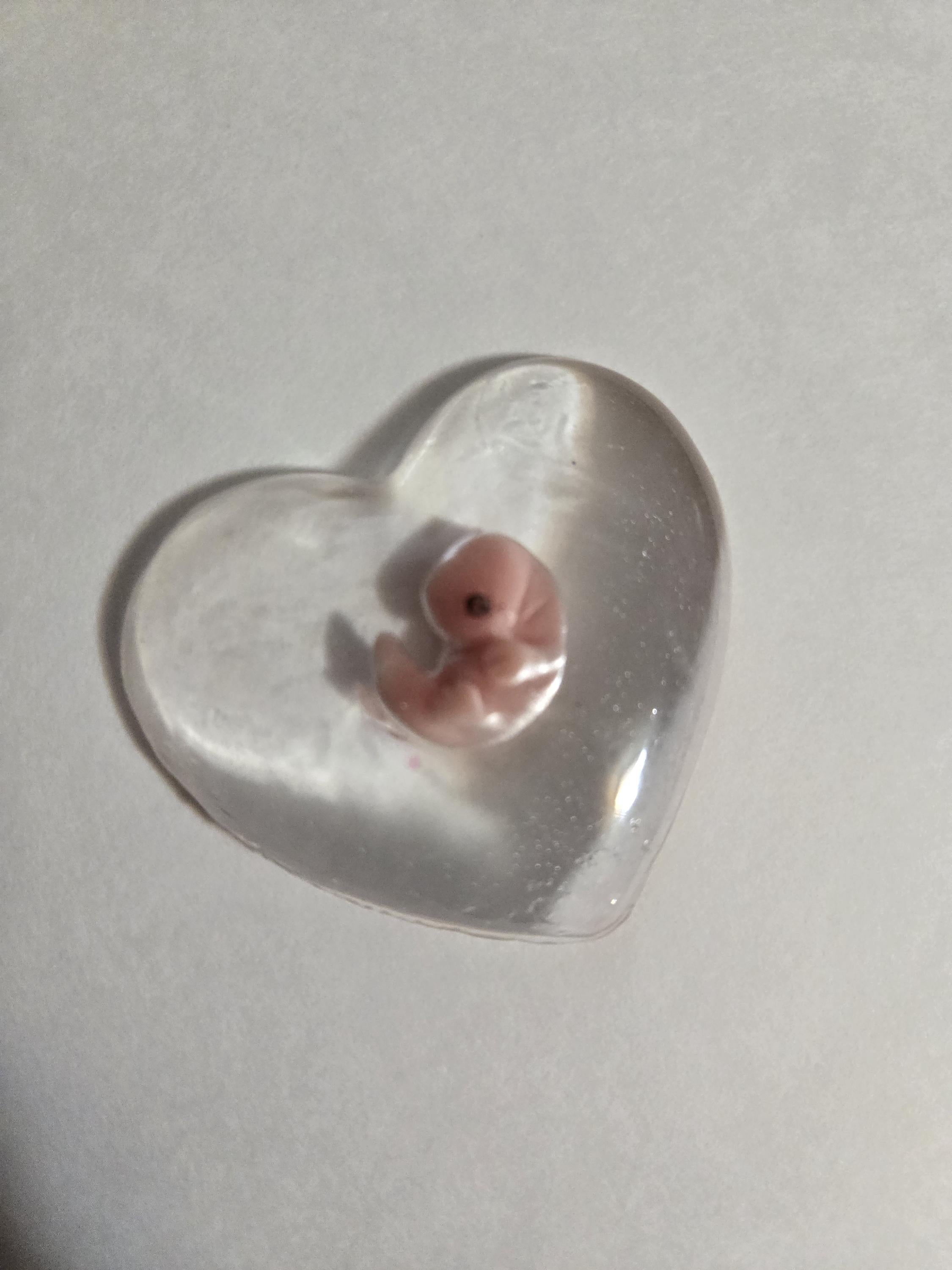 Remembrance Keepsake-handcrafted memorial art peice, custom silicone or resin memory keepsake made to honor loved one