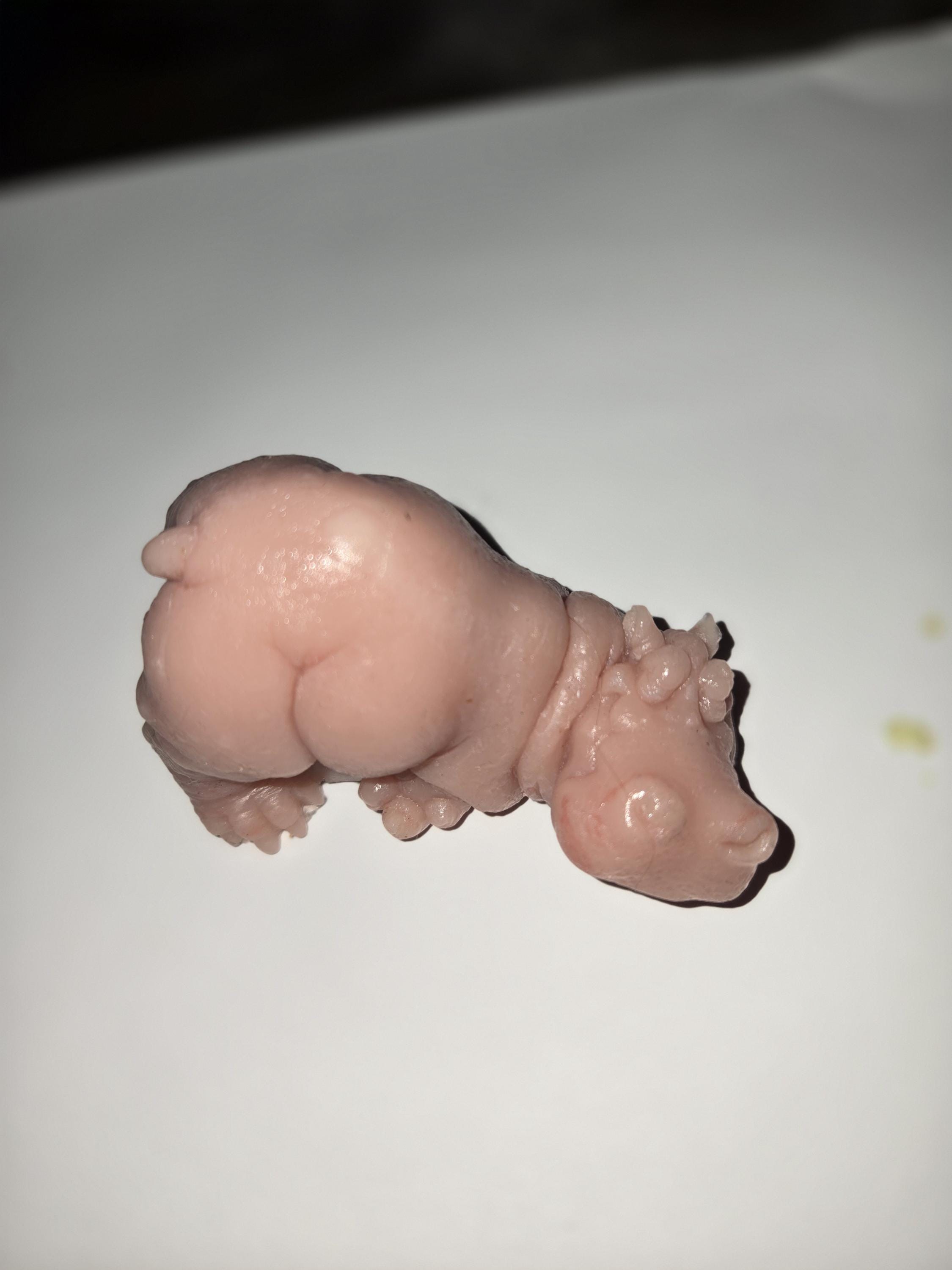 Silicone 3" frenchie puppy dog