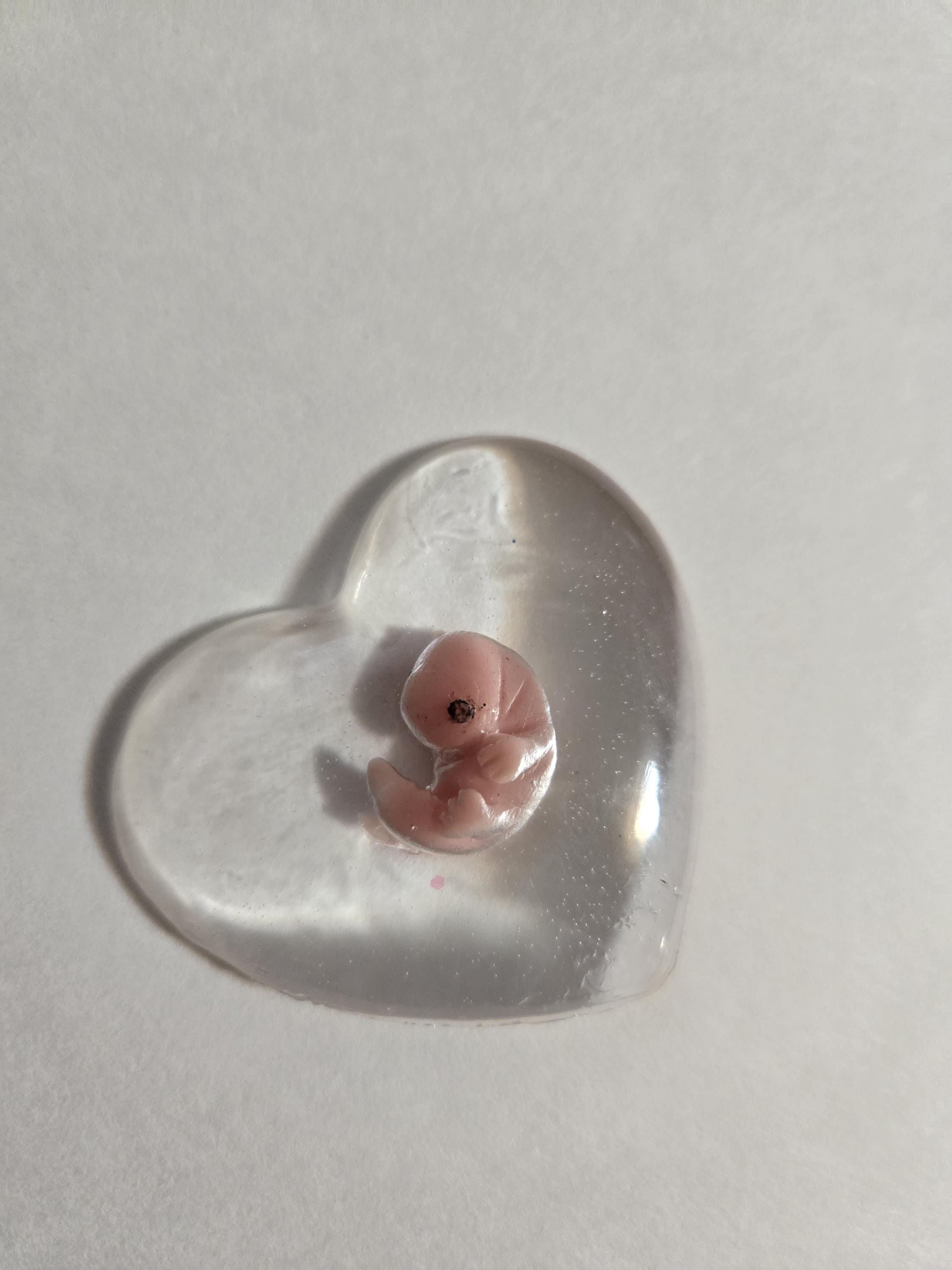 Remembrance Keepsake-handcrafted memorial art peice, custom silicone or resin memory keepsake made to honor loved one