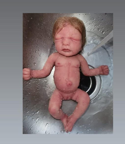 11" full Body silicone baby girl preemie baby "Bailey