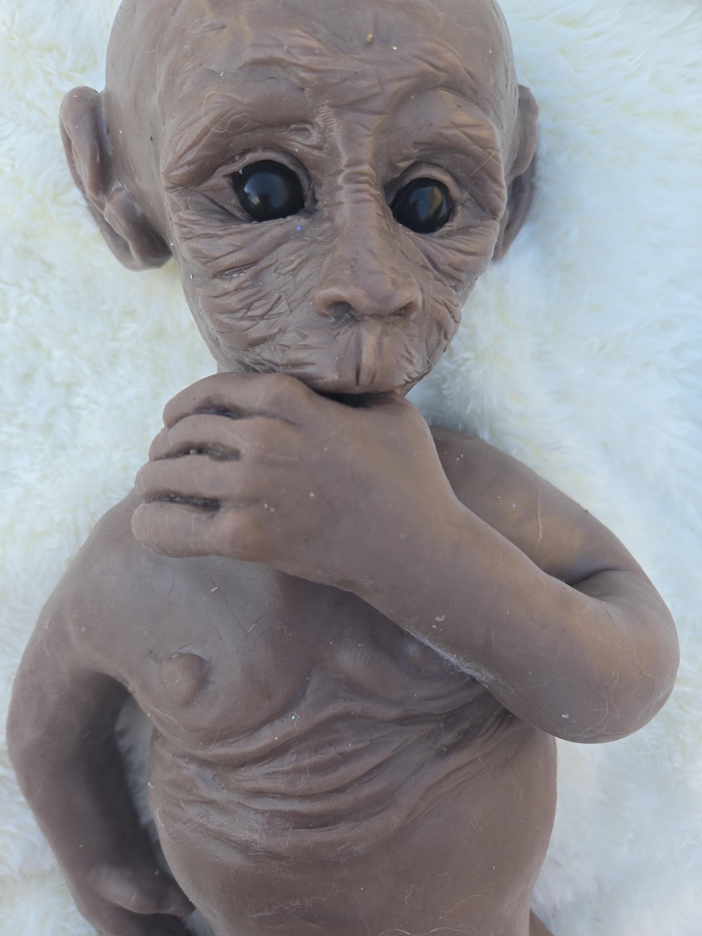Hyper realistic full body silicone reborn art doll  Monkey  15" tarzie