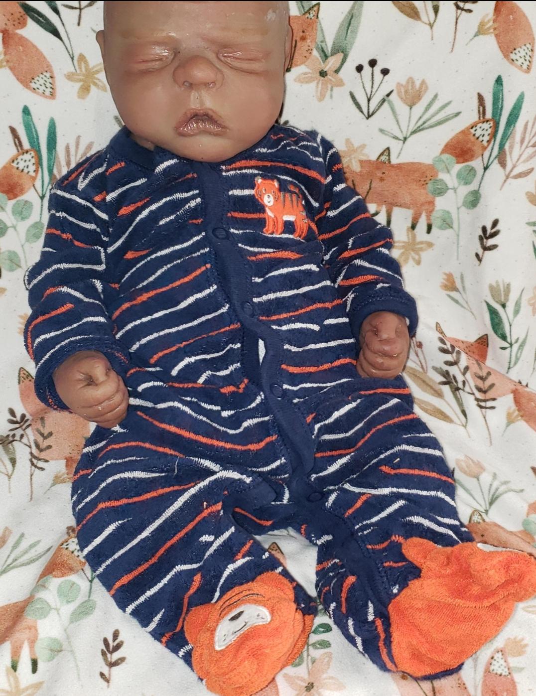 Full body silicone 18" art doll Brody