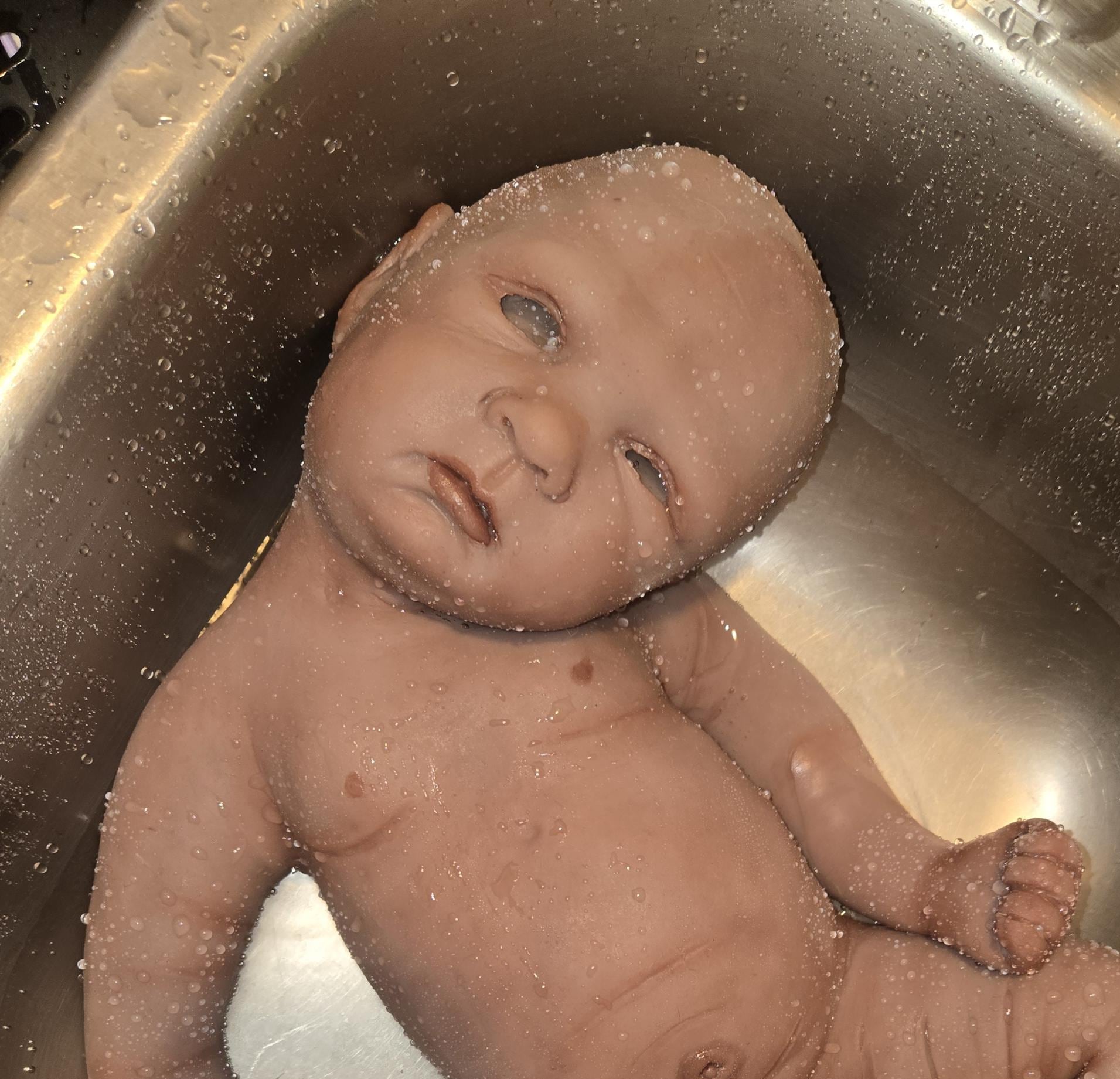 Hyper realistic full body silicone reborn art doll"Adele" Melissa mccrory