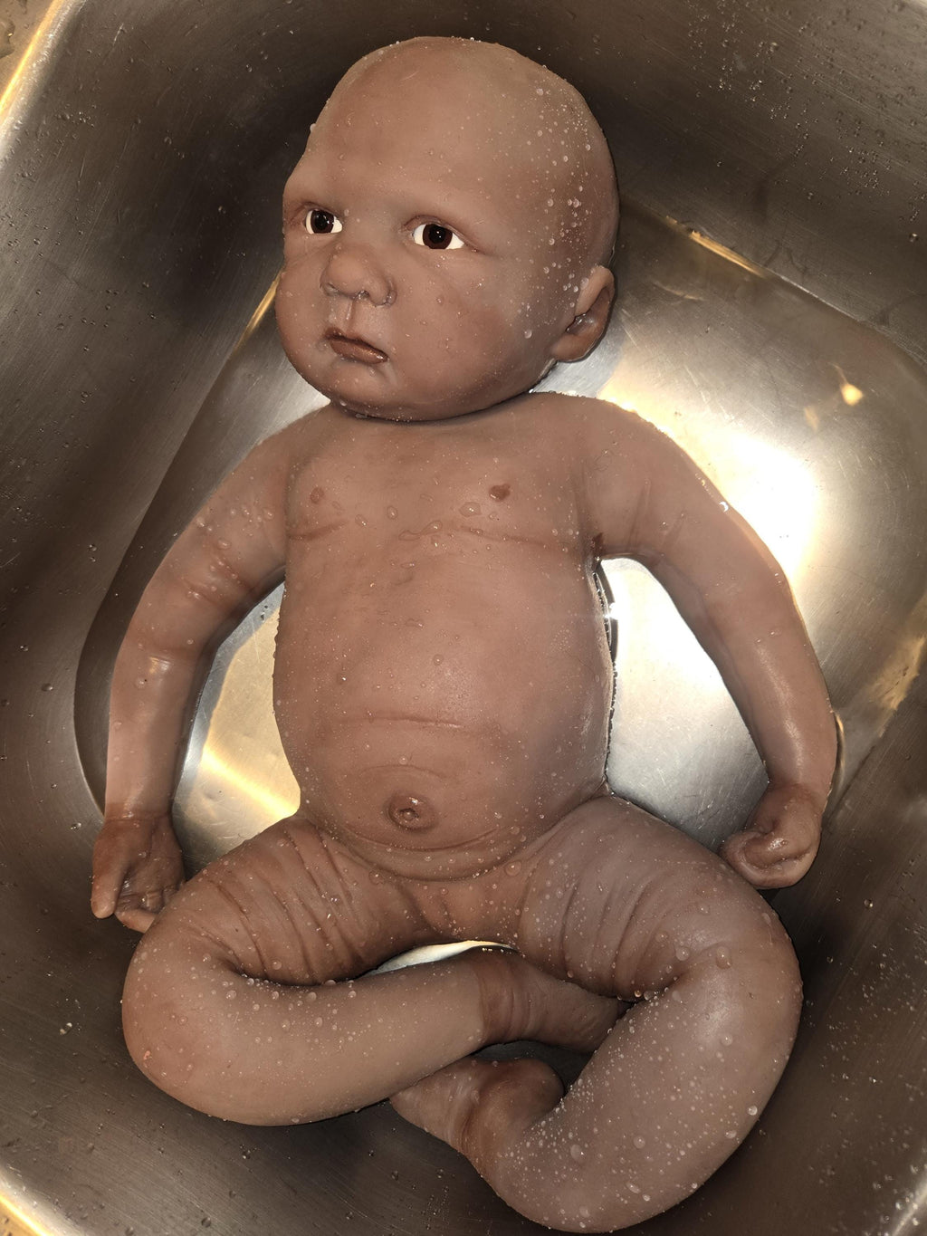 Full Body silicone baby 24" 6 month old "Adele"