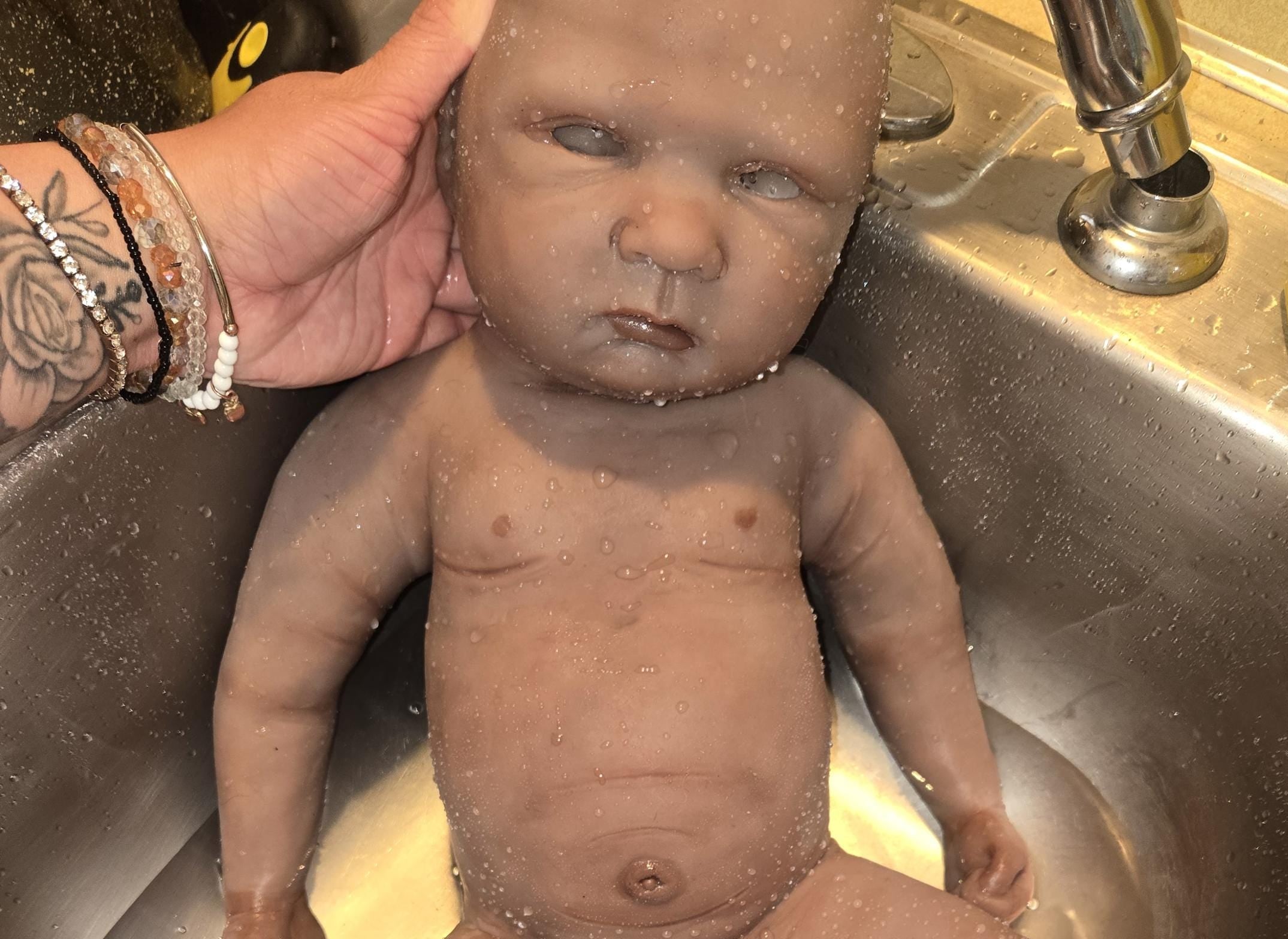 Hyper realistic full body silicone reborn art doll"Adele" Melissa mccrory