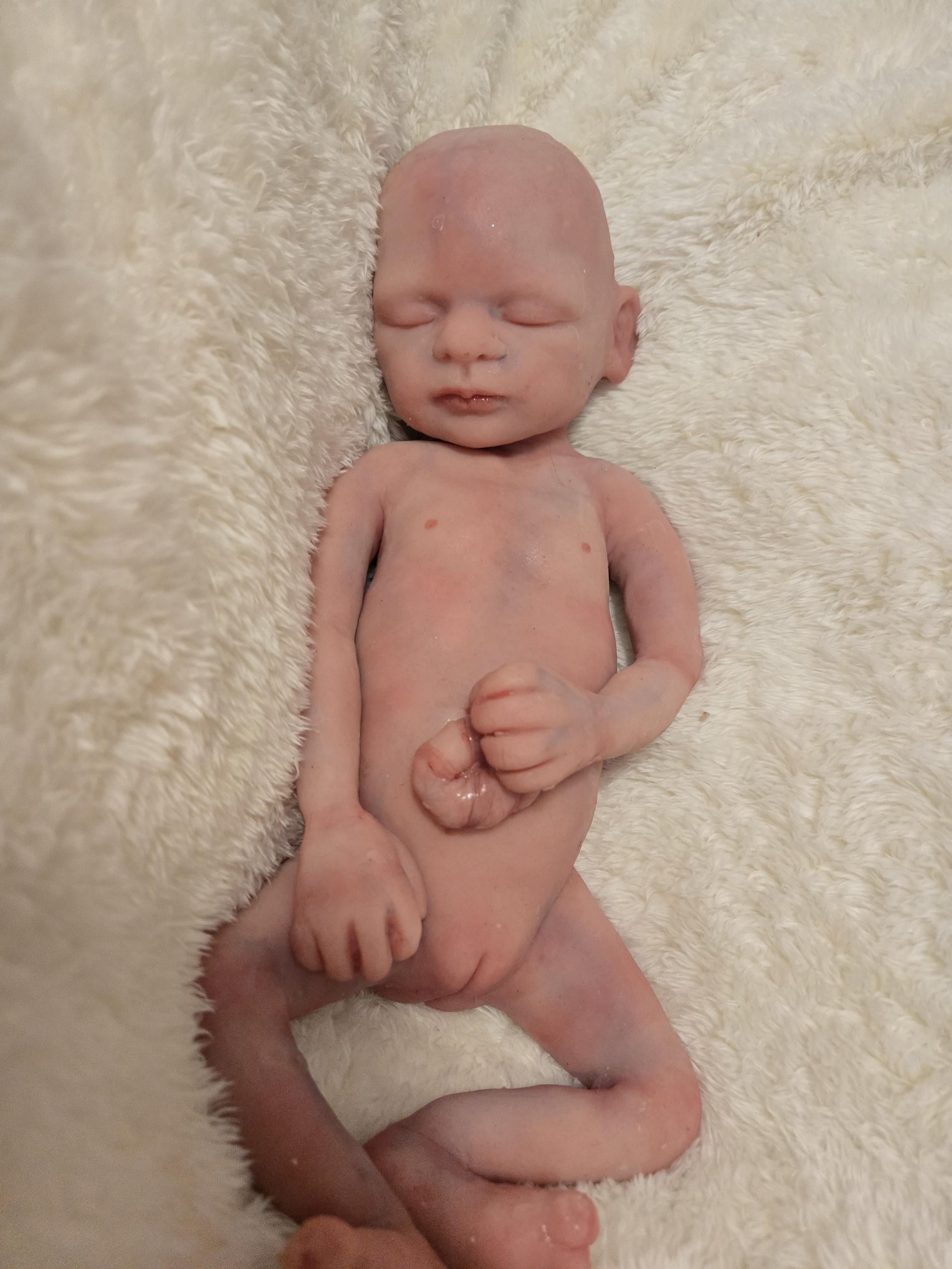 Full body silicone baby 15" preemie bria