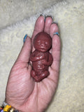 Remembrance Keepsake-handcrafted memorial art peice, custom silicone or resin memory keepsake made to honor loved one