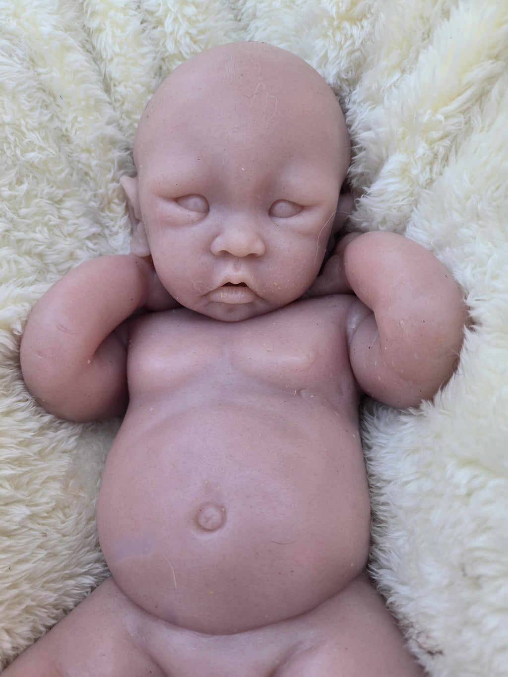 Full body silicone baby doll 17" Su Chinese baby