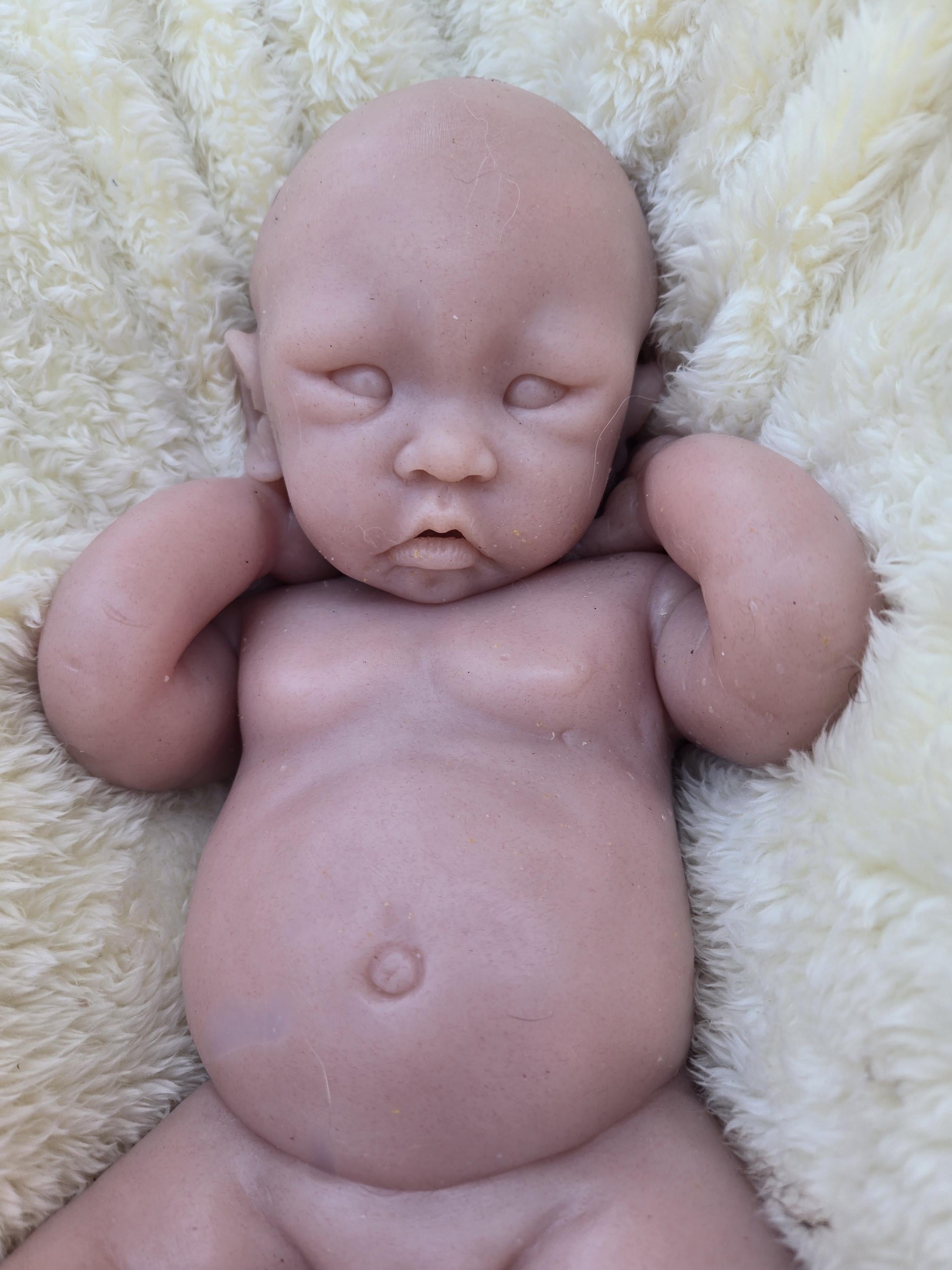 Full body silicone baby doll 17" Su Chinese baby
