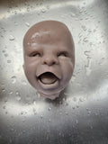 Silicone art doll head and limbs for cuddle body or full Body silicone 21"