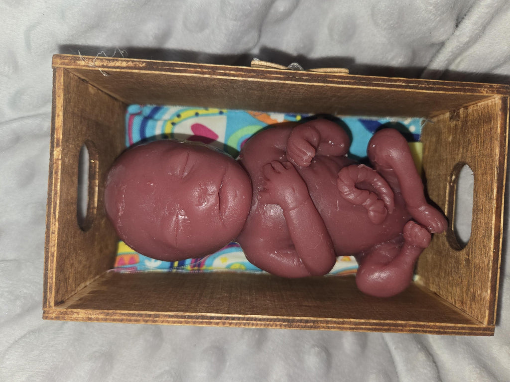 Full body 20 week gestational fetus memorial silicone art doll