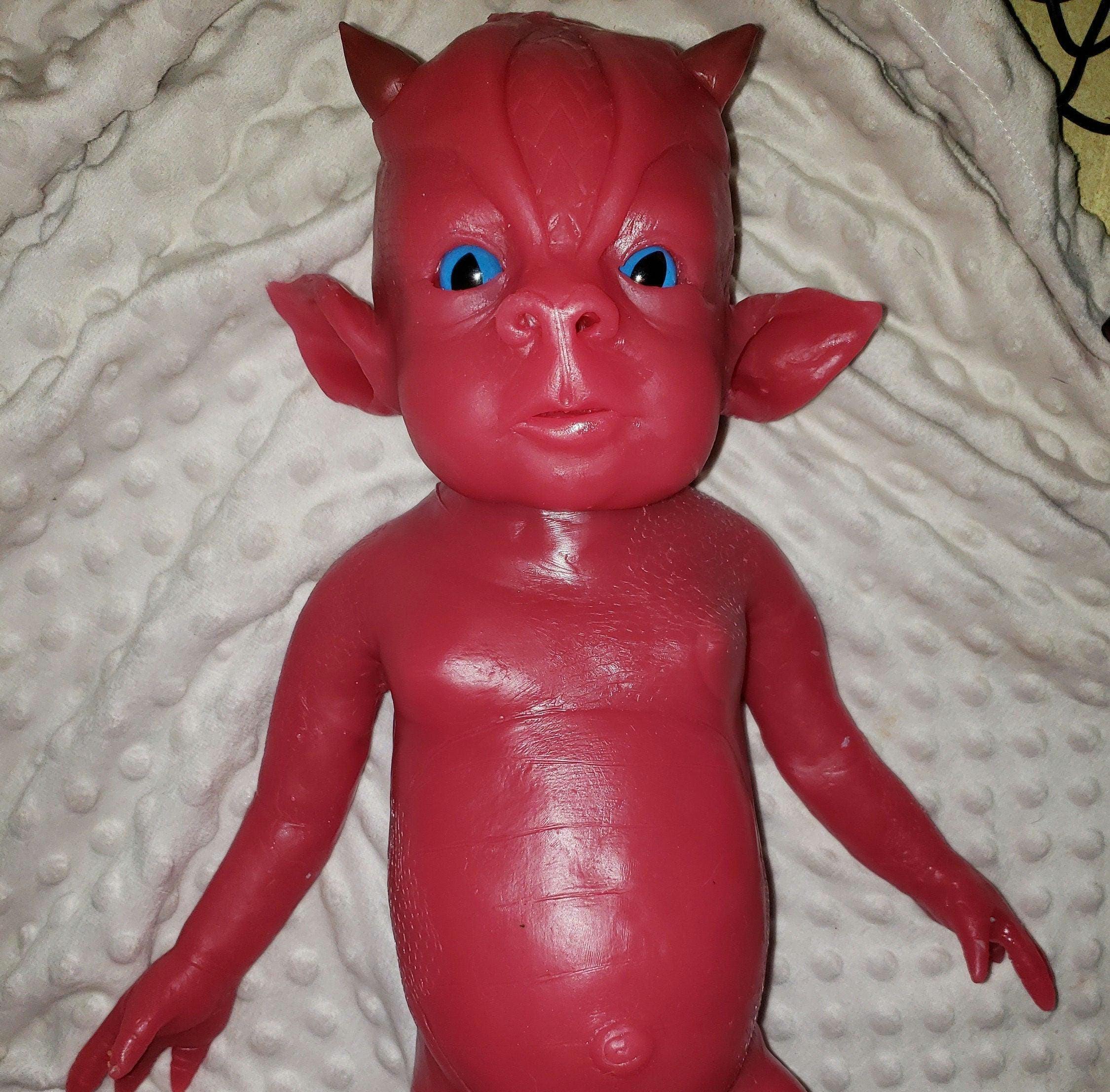 Full body silicone art doll dragon "saphire"