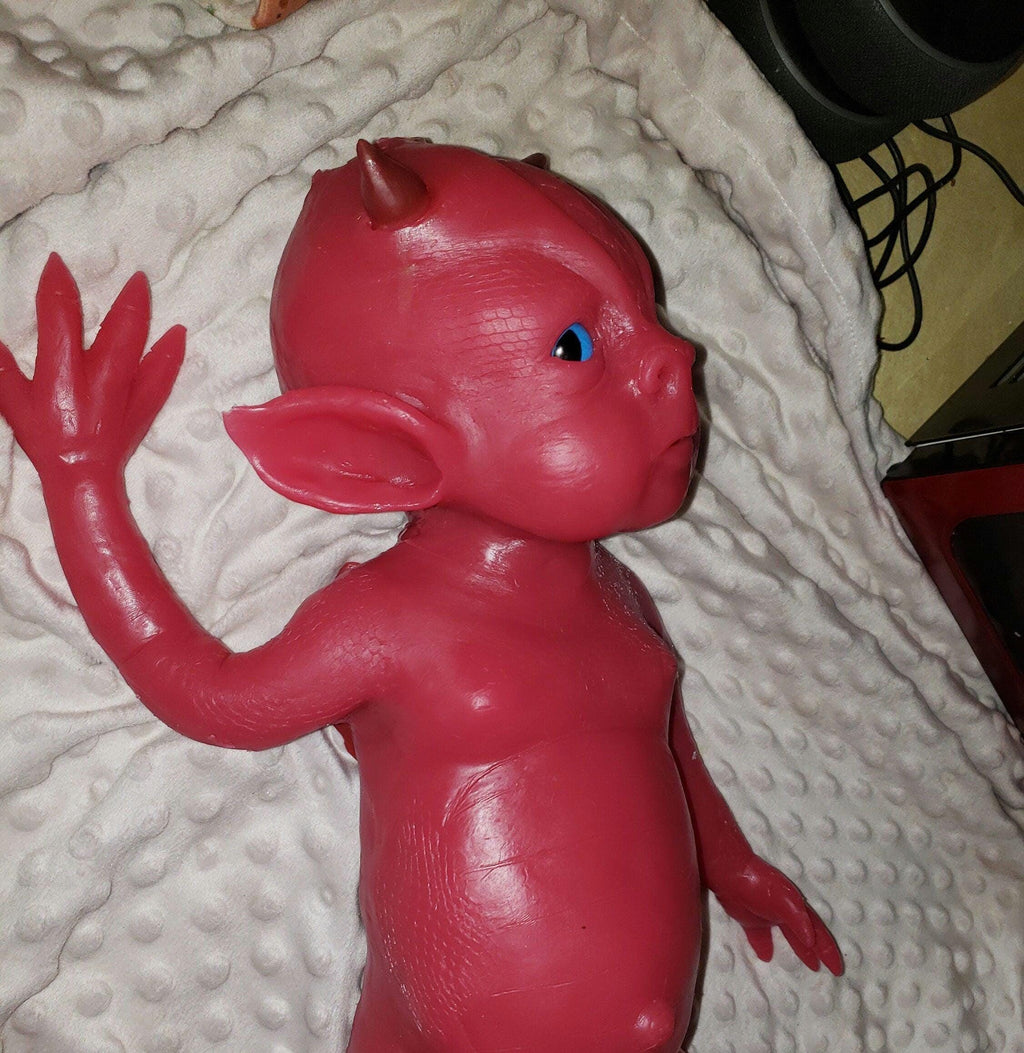 Full body silicone art doll dragon "saphire"