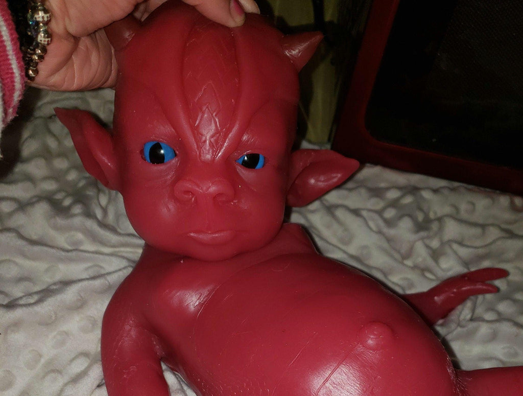Full body silicone art doll dragon "saphire"