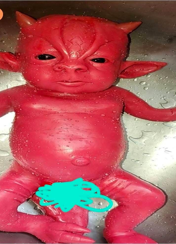 Full body silicone art doll dragon "saphire"