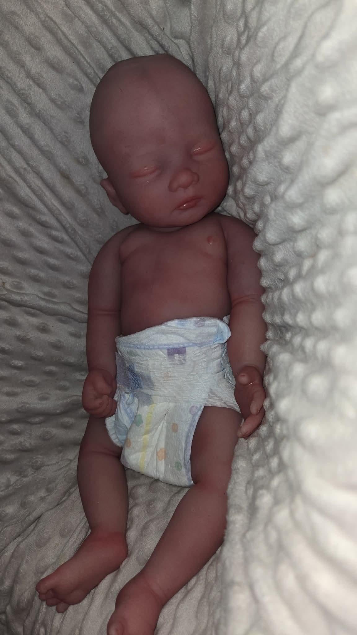 Full body silicone art doll 18" inches