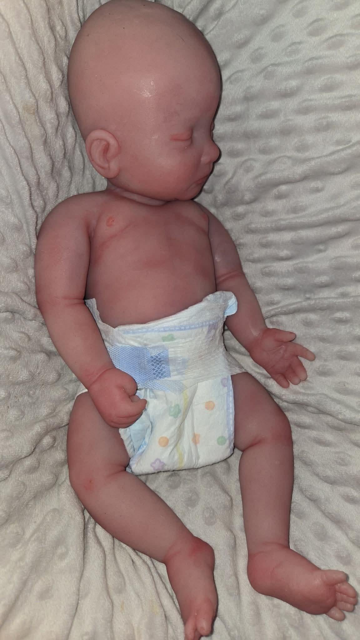 Full body silicone art doll 18" inches