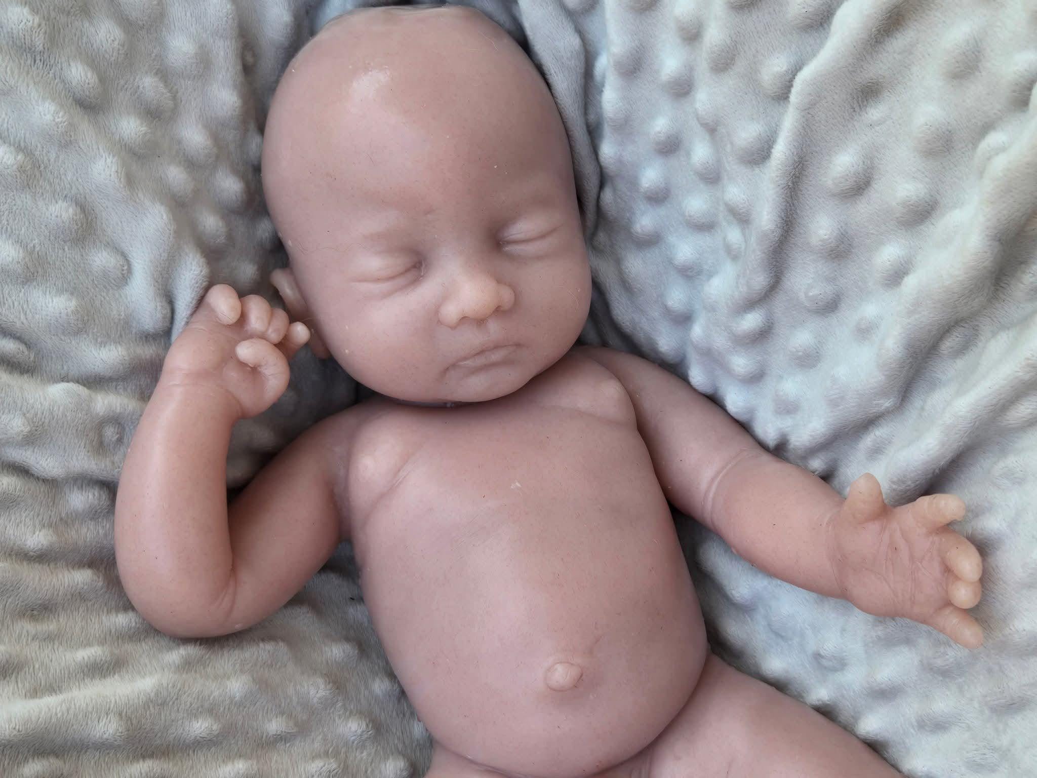 Full body silicone art doll 18" inches