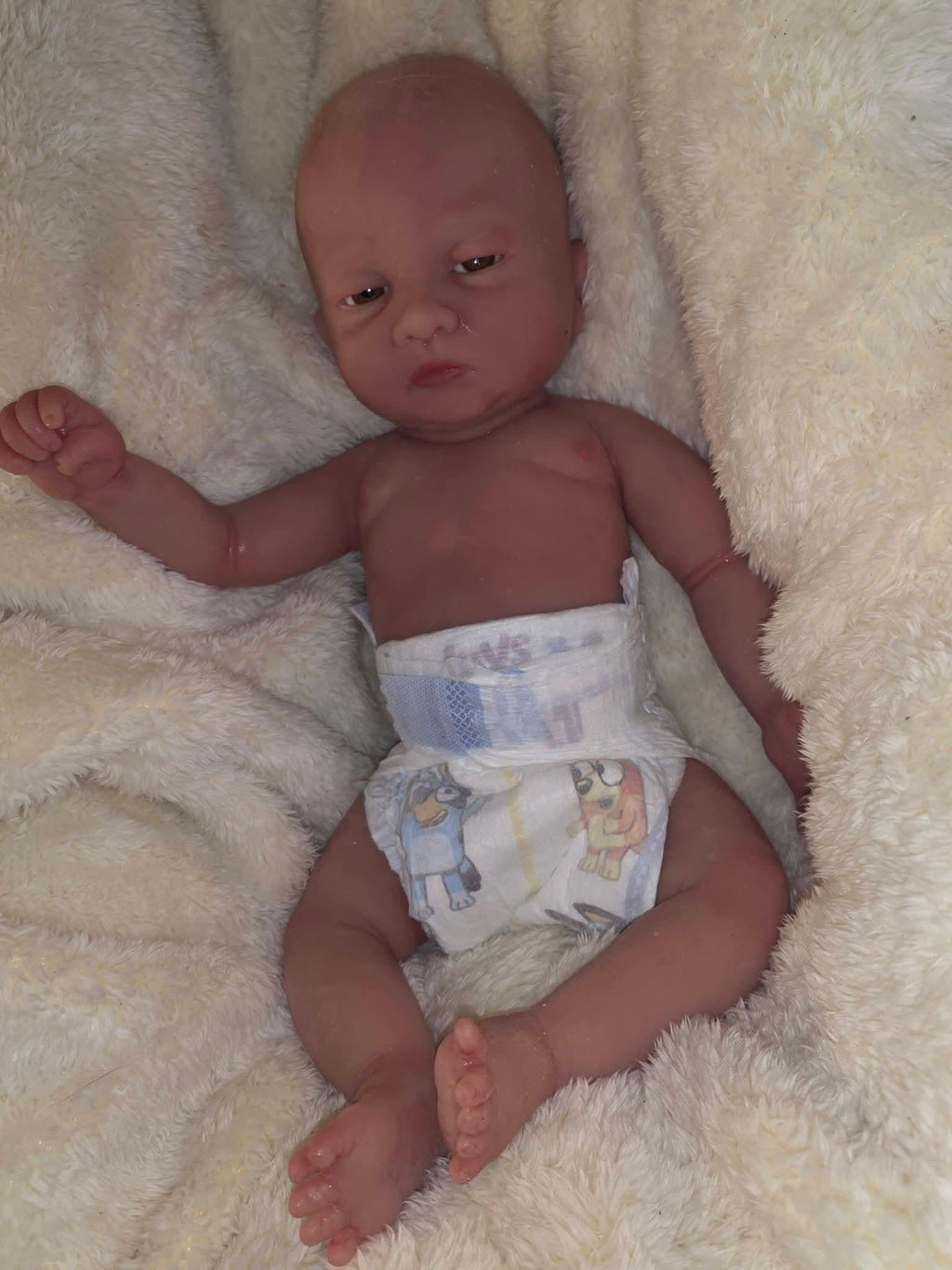 Full body silicone art doll 18" inches