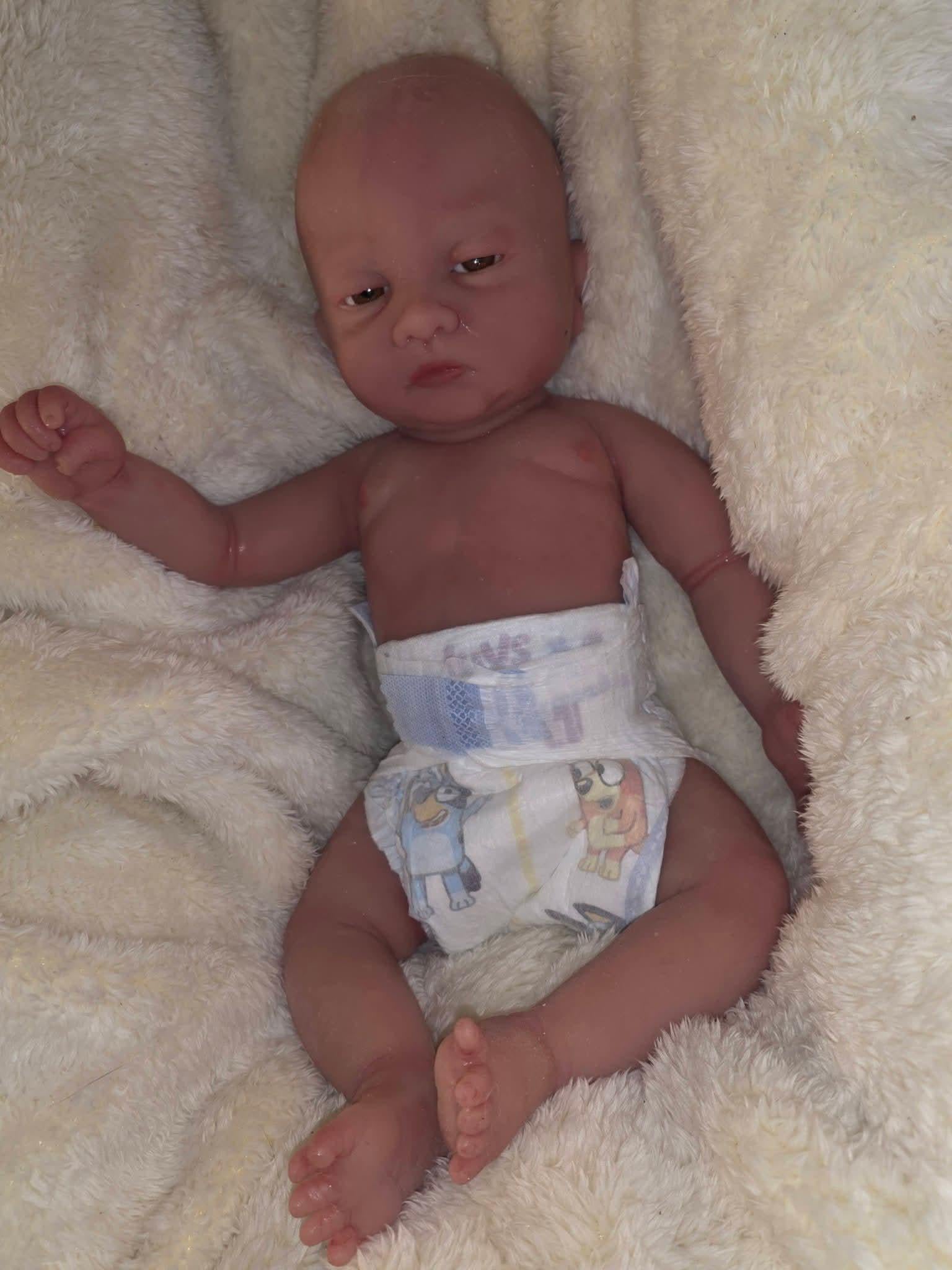 Full body silicone art doll 18" inches