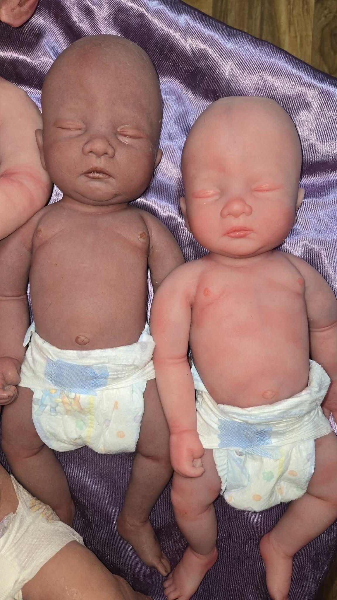 Full body silicone art doll 18" inches