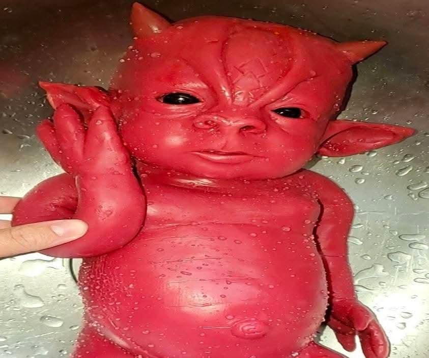 Full body silicone art doll dragon "saphire"