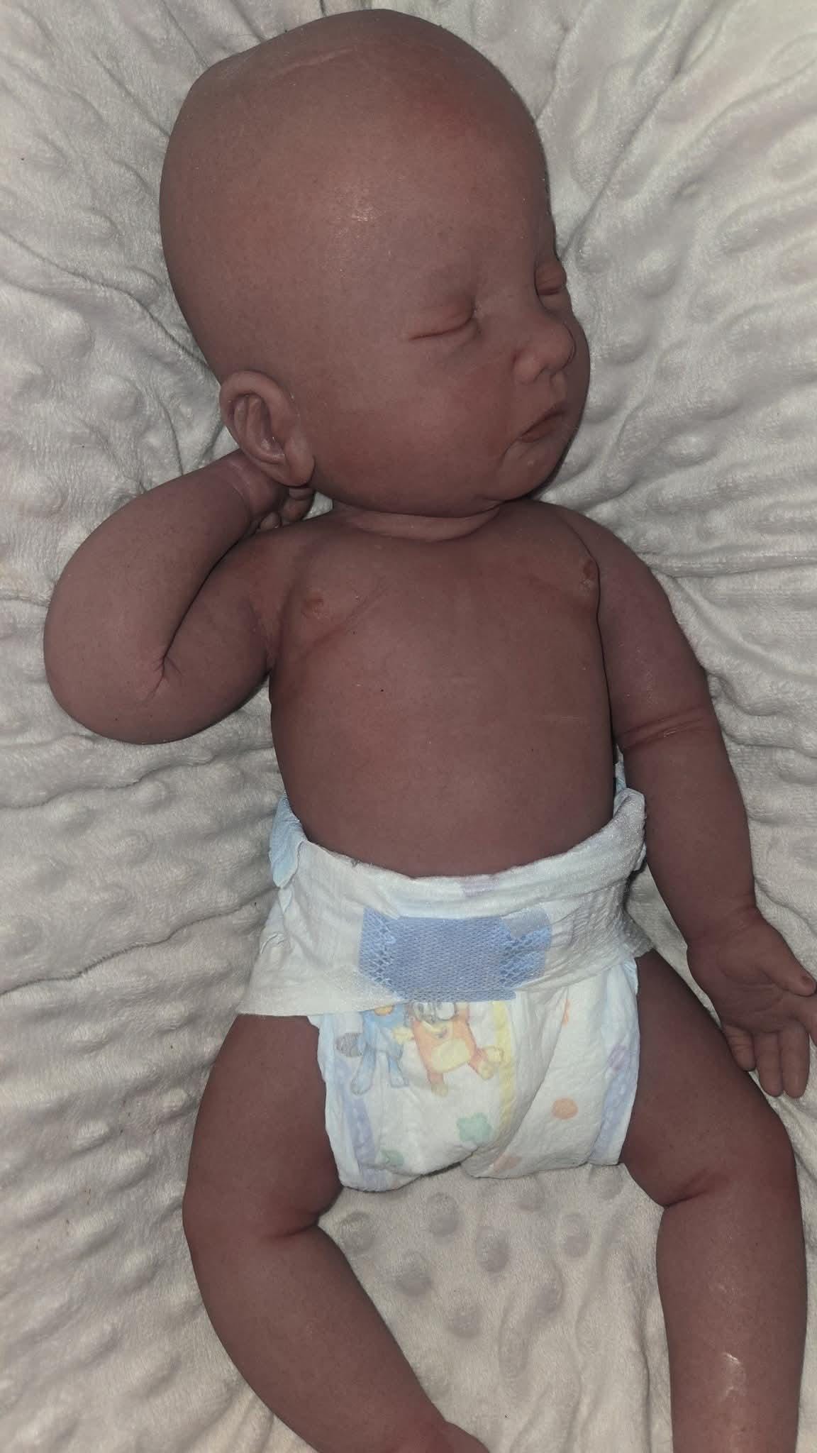 Full body silicone art doll 18" inches